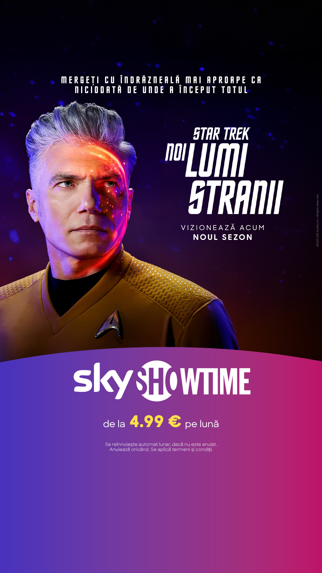 SkyShowtime Facebook ad from Jul 24, 2026