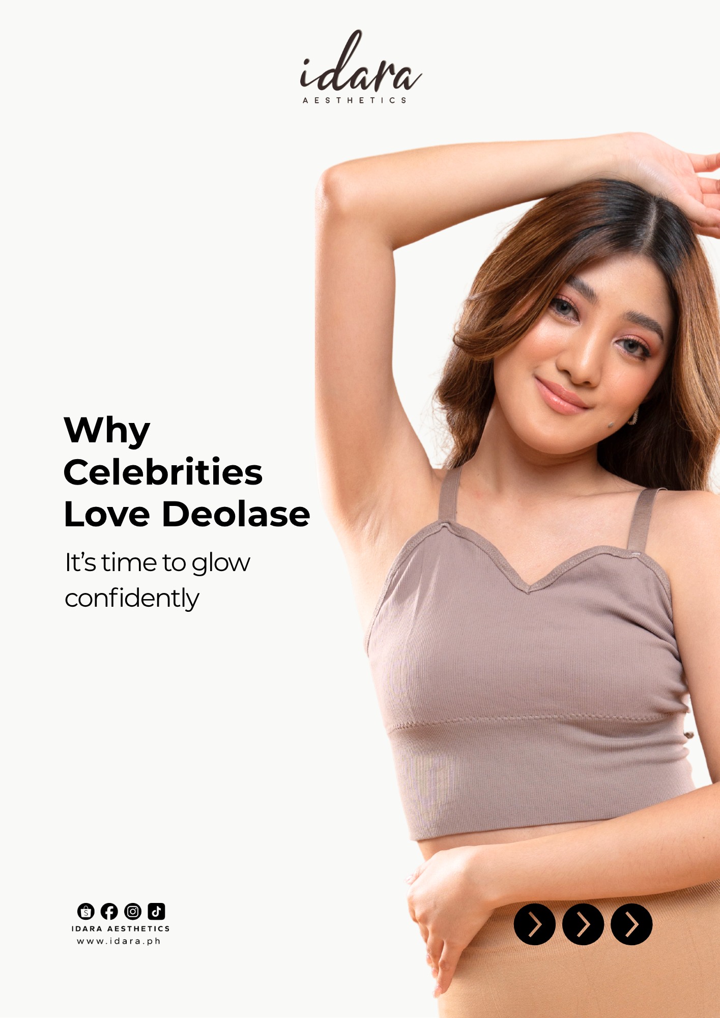 Idara Aesthetics Ayala Feliz Facebook ad: Celebrity-approved for a reason
