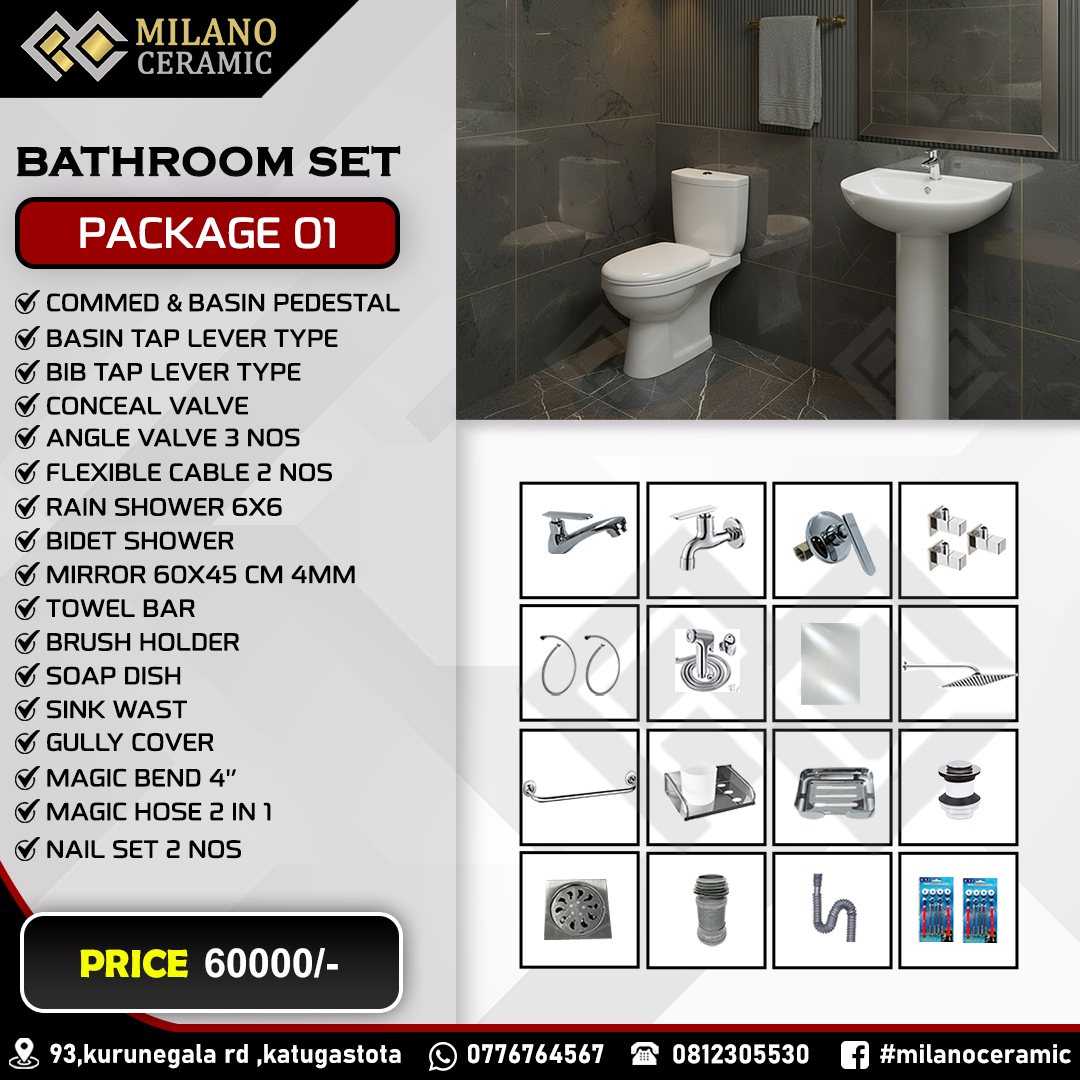 Milano Ceramic Facebook ad: Chat with us