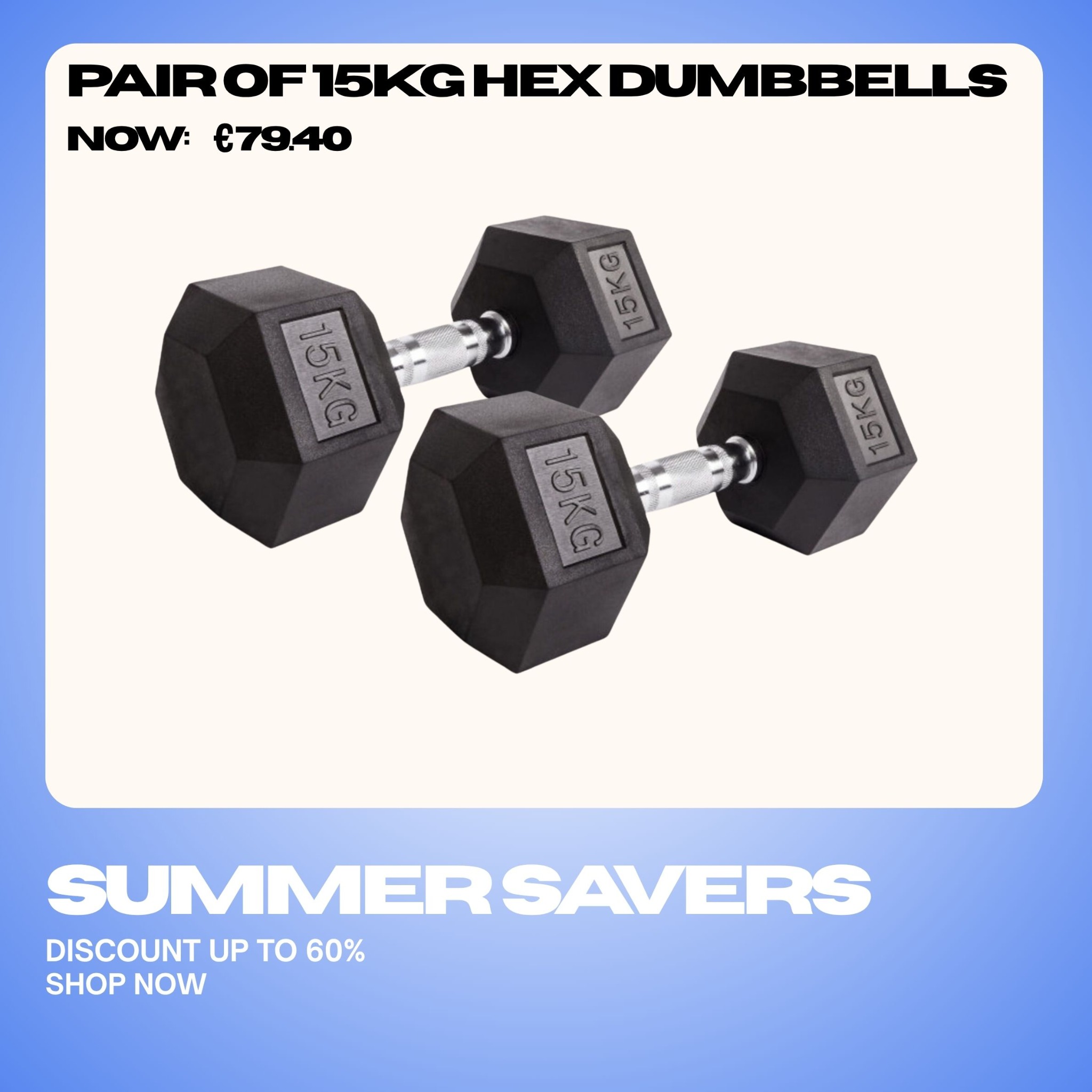 Fitness Equipment Ireland Facebook ad