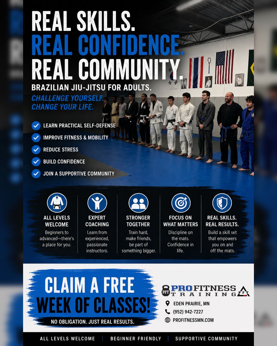 Pro Fitness Training Facebook ad