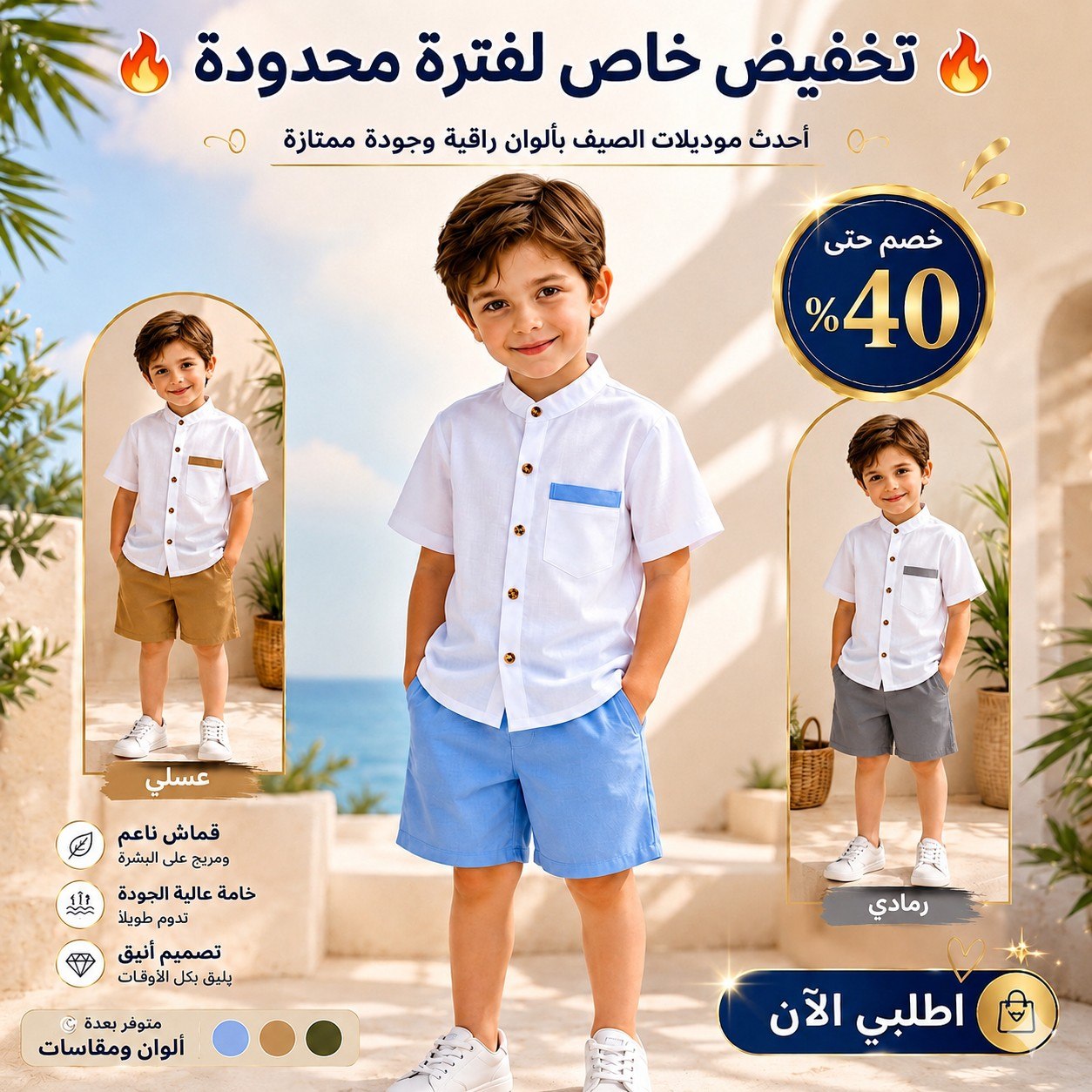 Vamox Facebook ad: اونسومبل شورت عصري