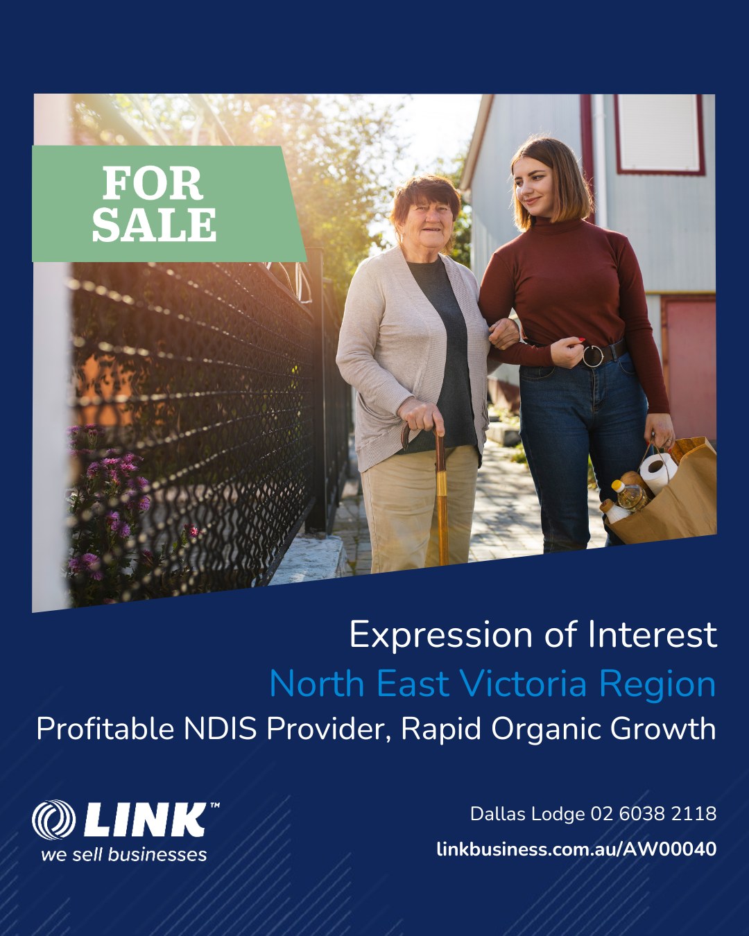 LINK Business, Albury - Wodonga & North East Victoria Facebook ad: Profitable NDIS Provider Rapid Organic Growth | LINK…