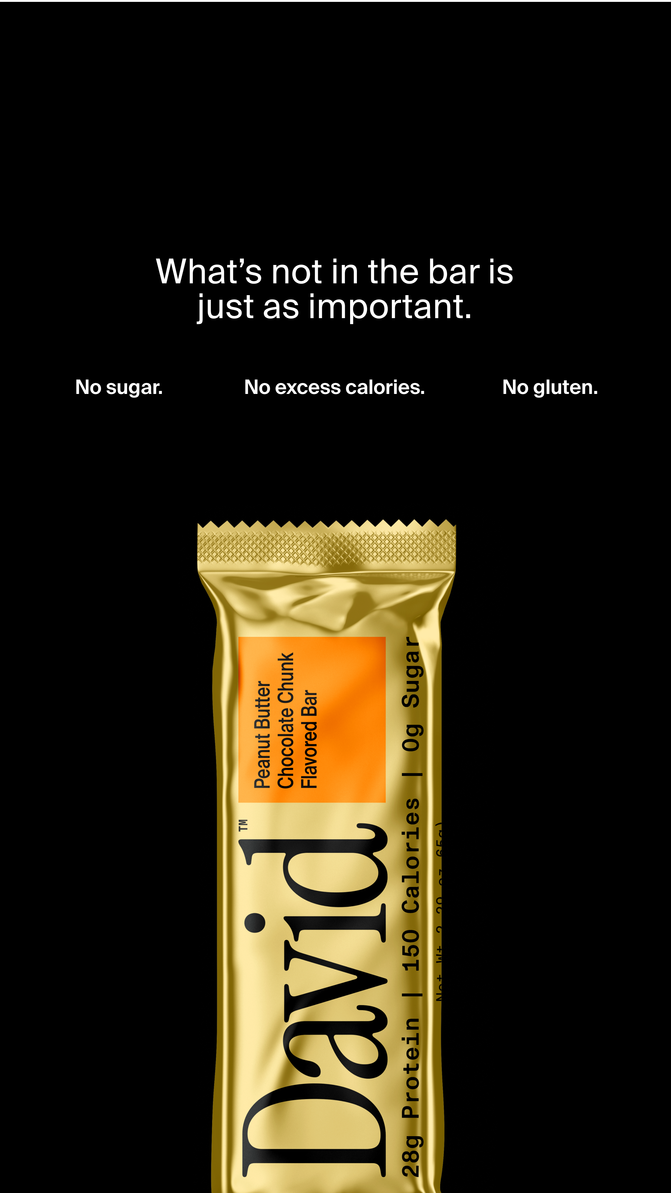 David Protein Facebook ad