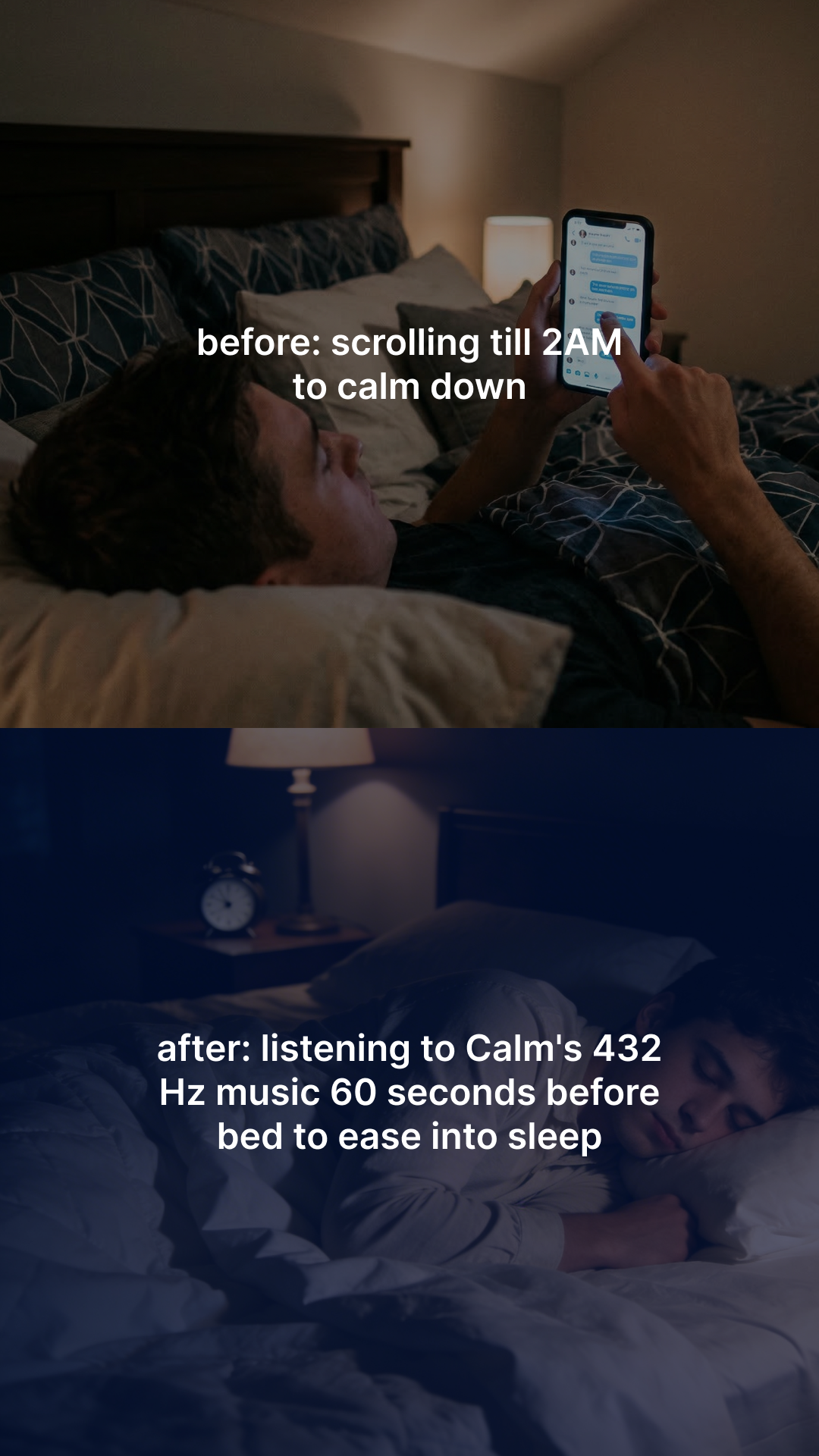 Calm Facebook ad