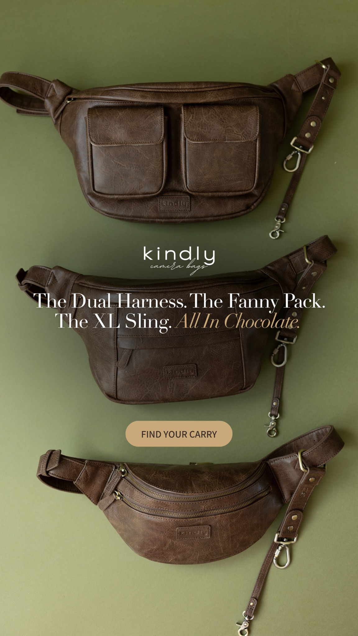Kindly Camera Bags Facebook ad