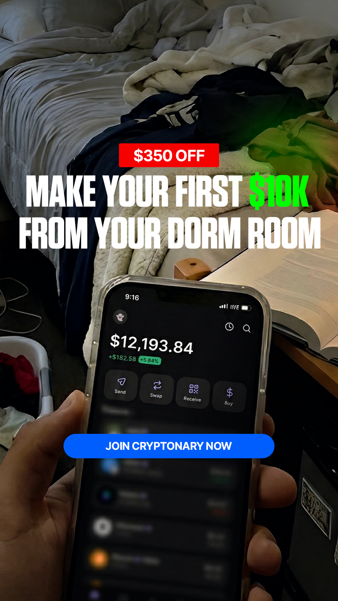 Cryptonary Facebook ad
