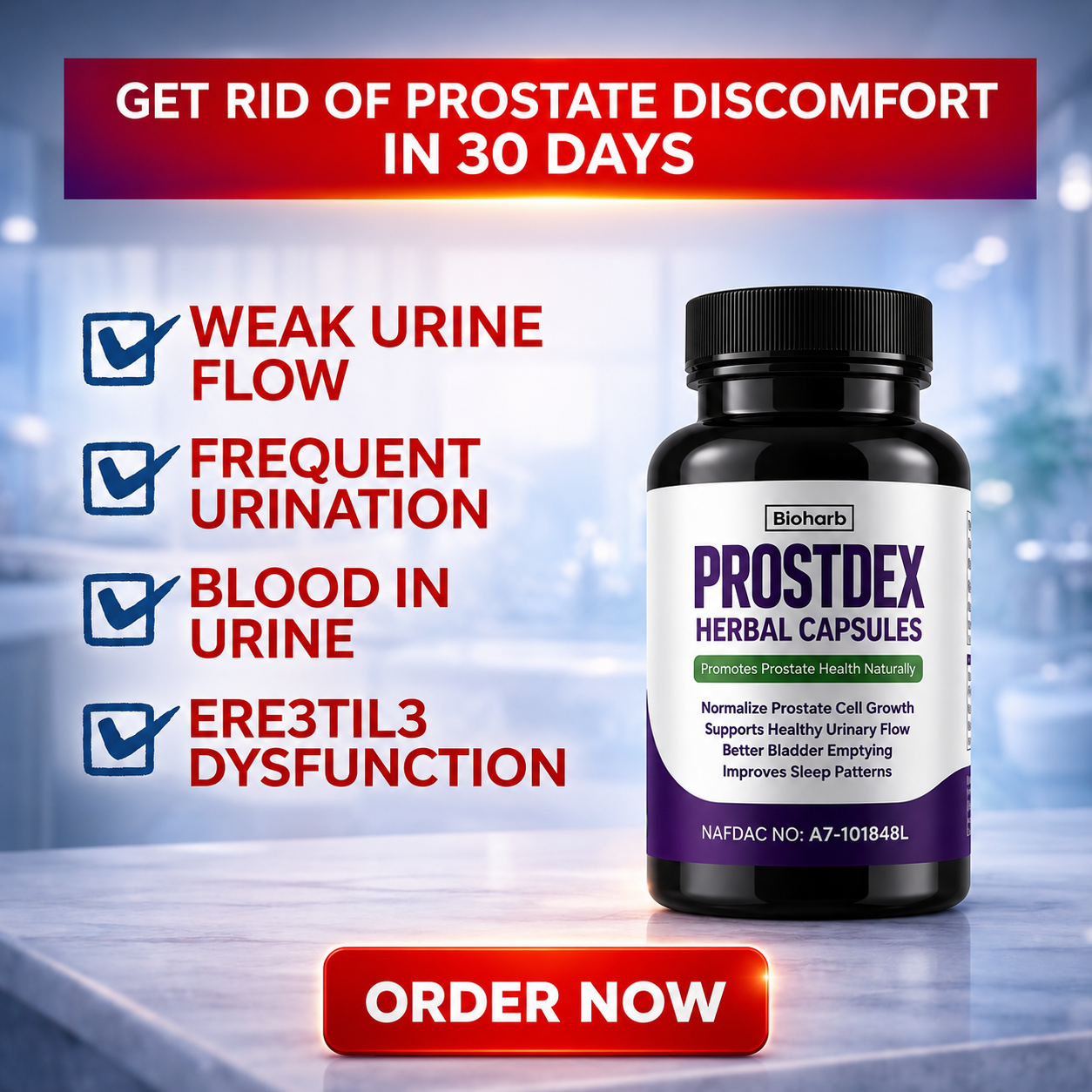 Prostdex Herbal Capsules/ Bioharb Facebook ad