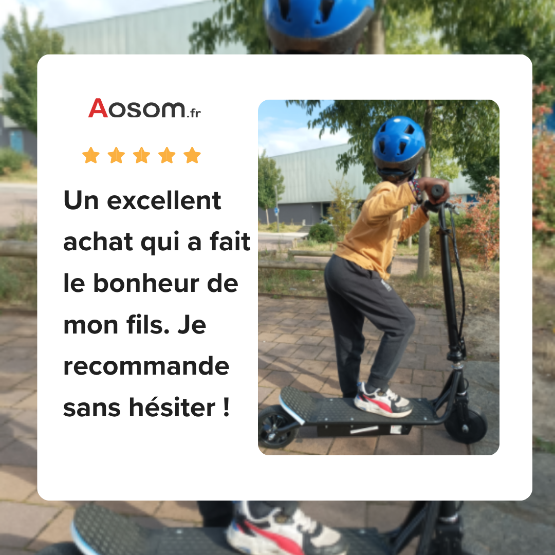 Aosom Facebook ad: MERCI à nos formidables clients pour leurs avis…