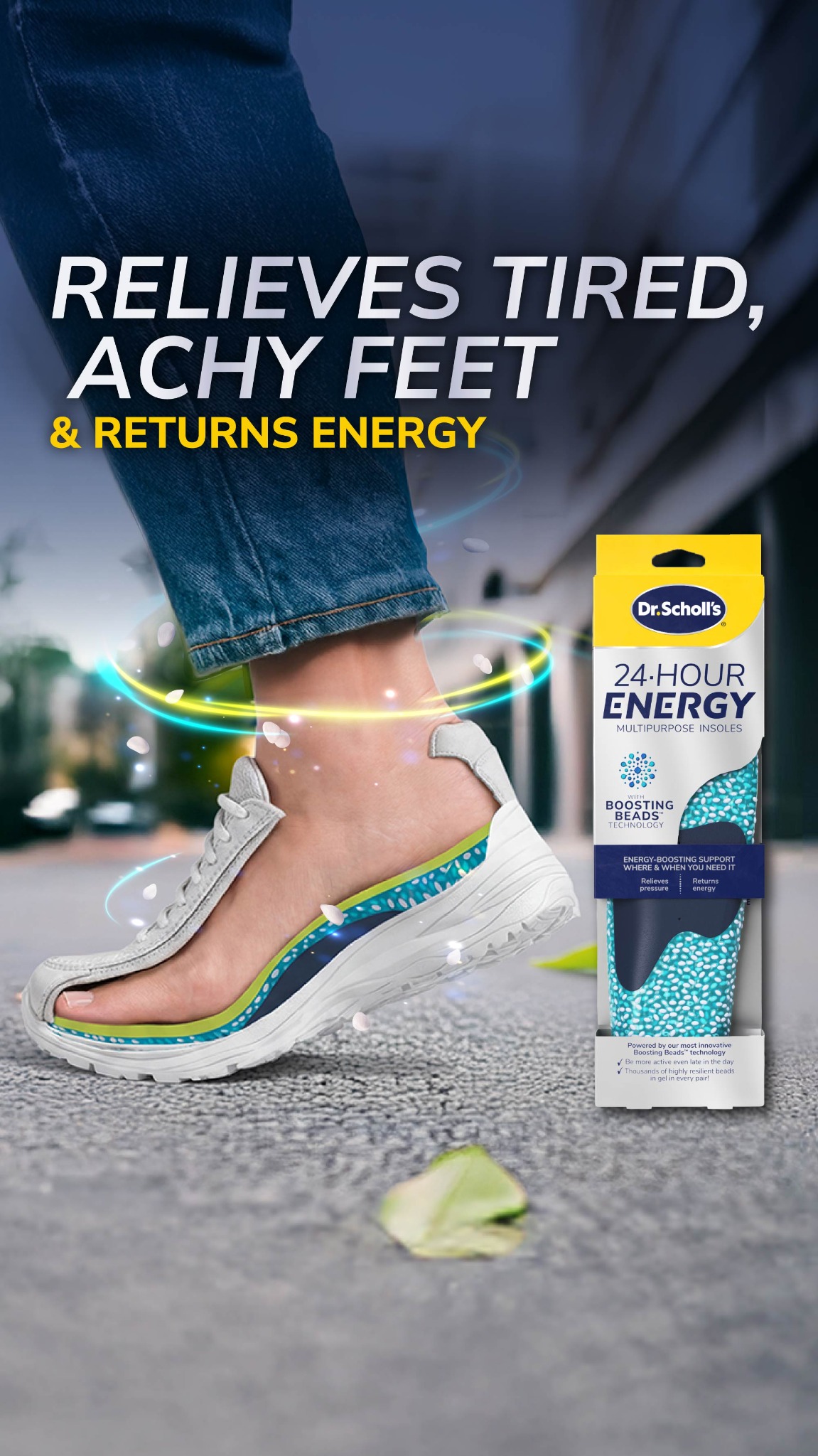 Dr. Scholl's Facebook ad