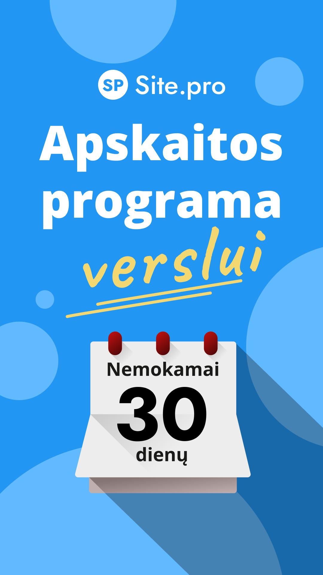 Site.pro - Apskaitos programa ir ERP Facebook ad