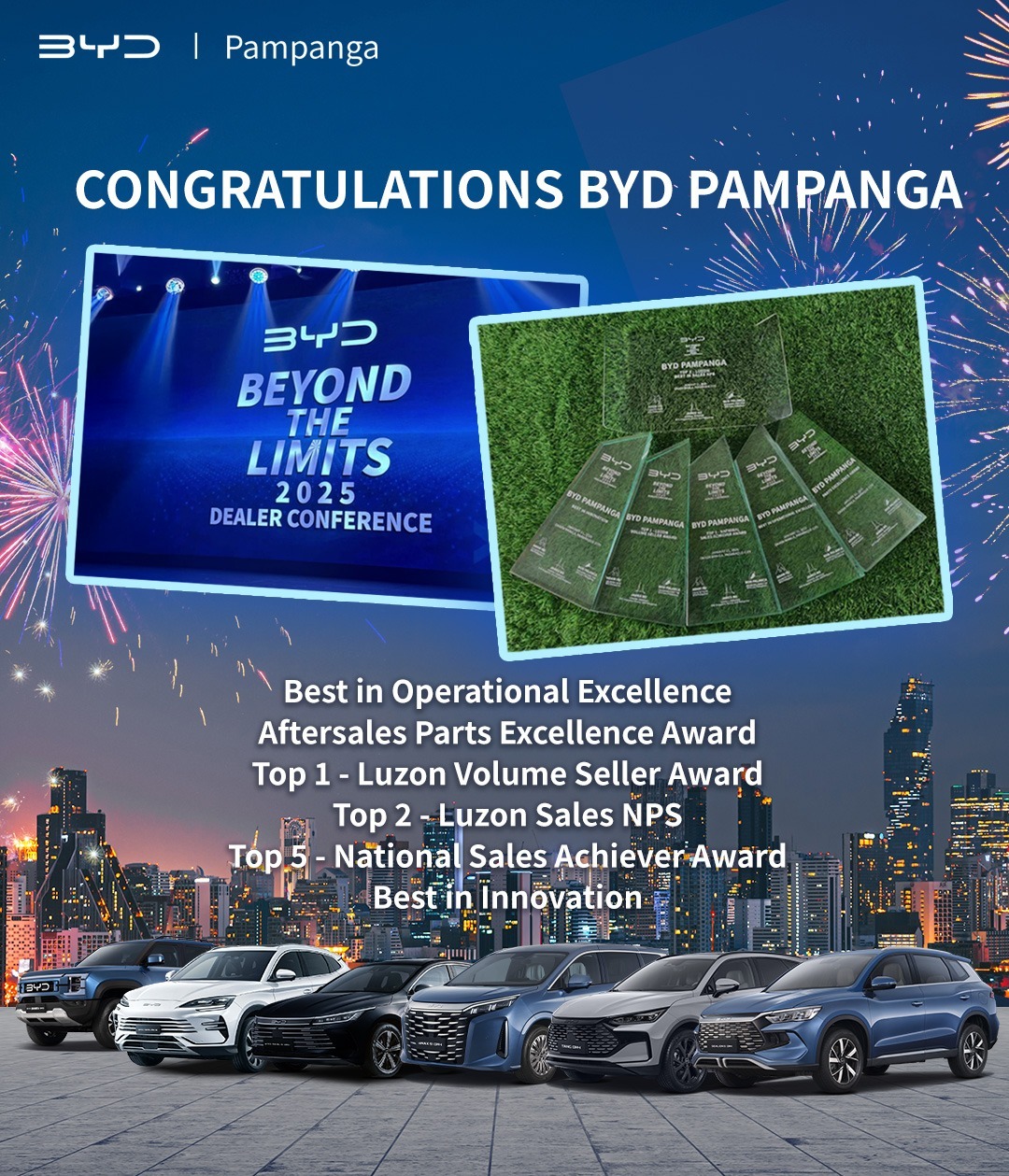 BYD Pampanga Facebook ad: Beyond the Limits, Beyond Expectations