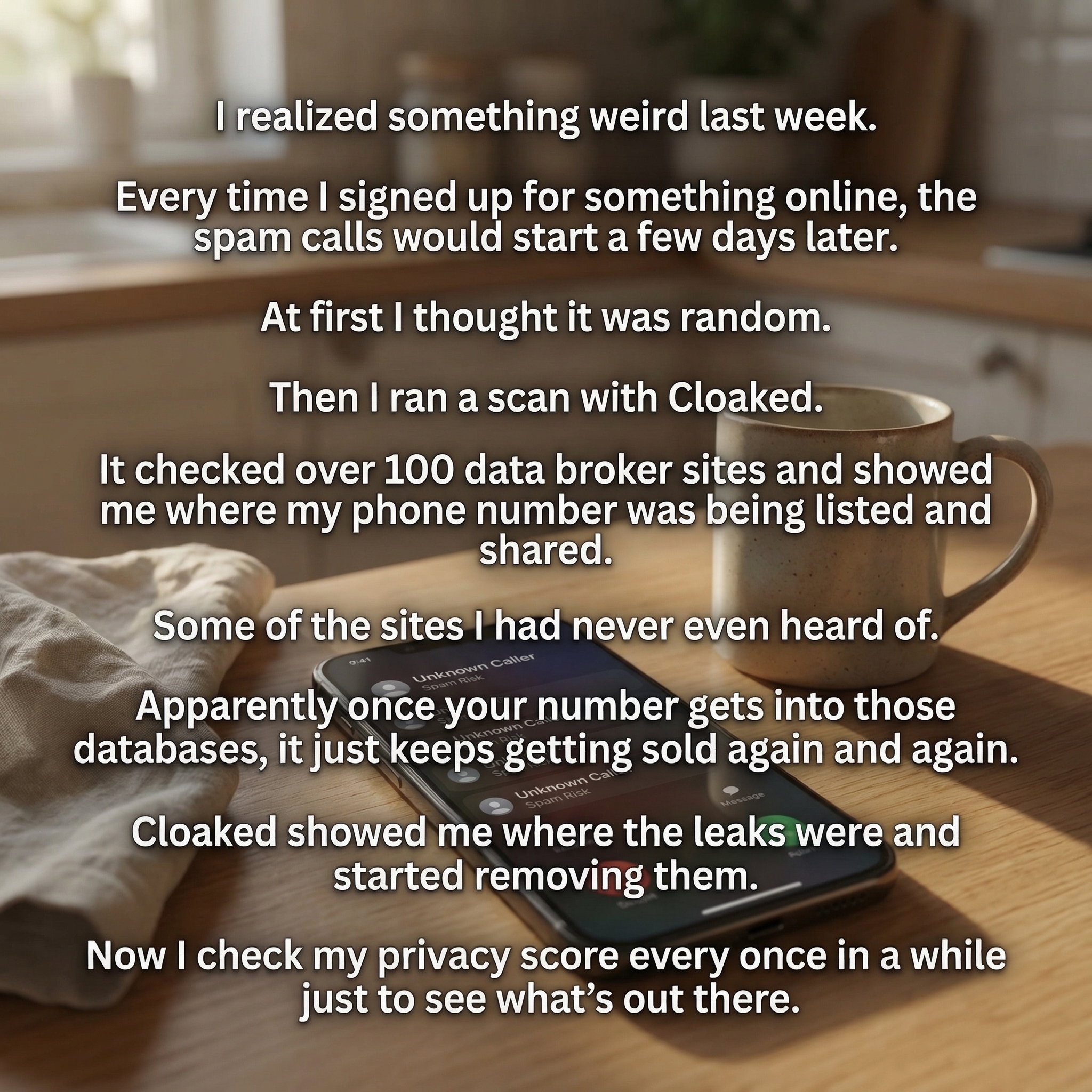 Cloaked Inc. Facebook ad