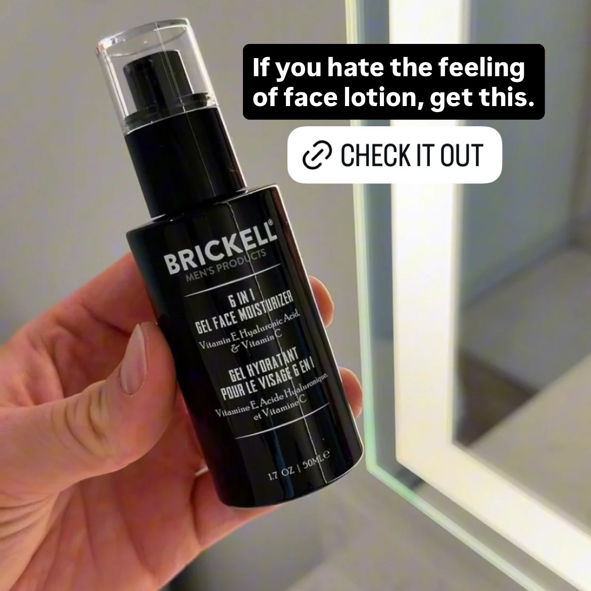 Brickell Men's Products Facebook ad