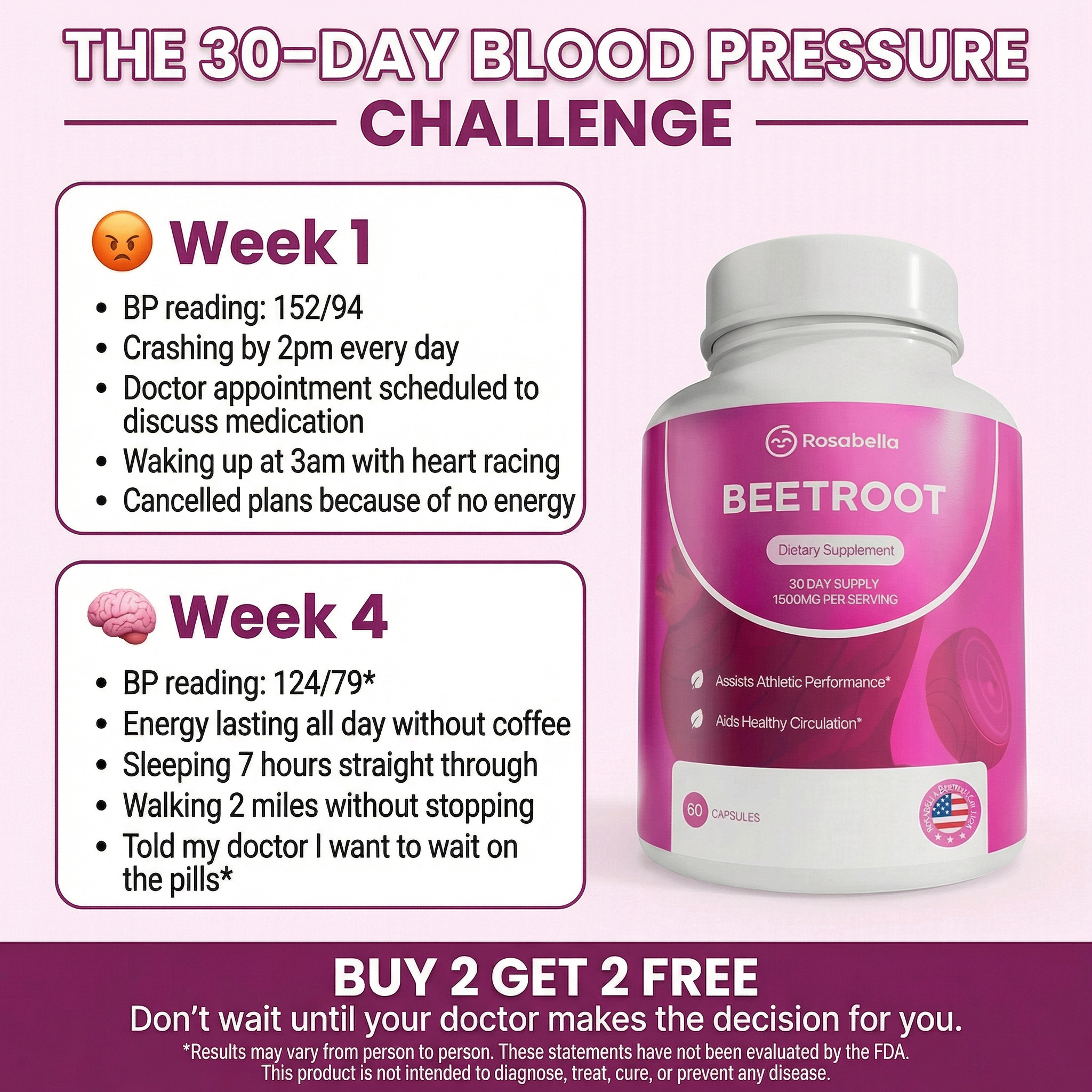 Energy & Wellness Club Facebook ad