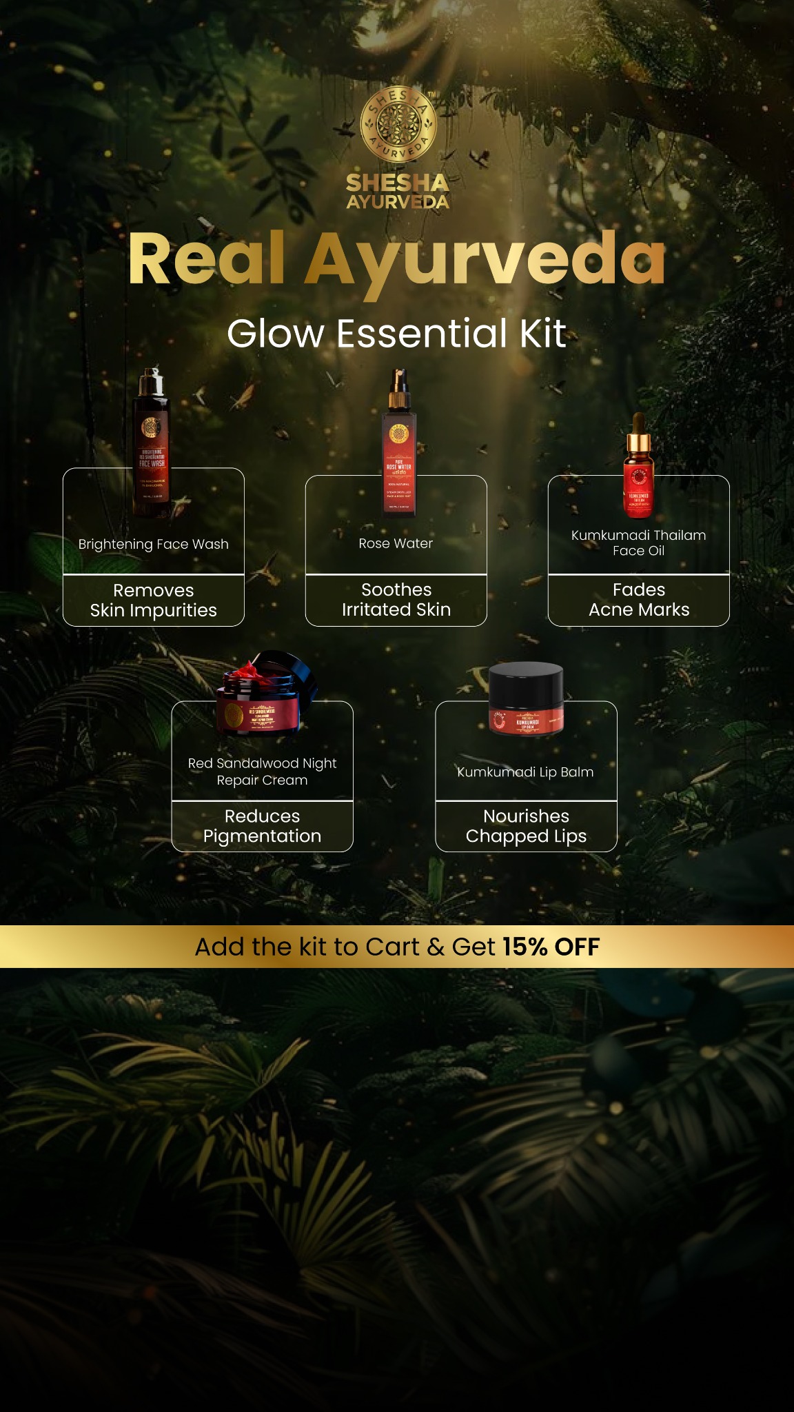 Shesha Ayurveda Facebook ad