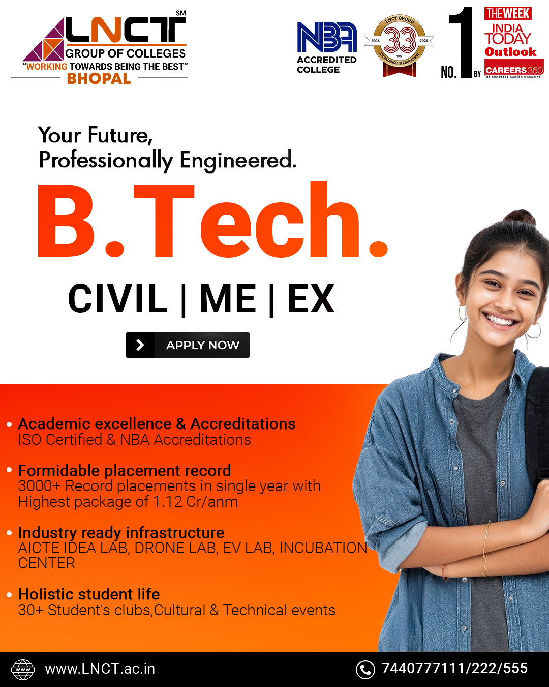 LNCT Group of College Facebook ad