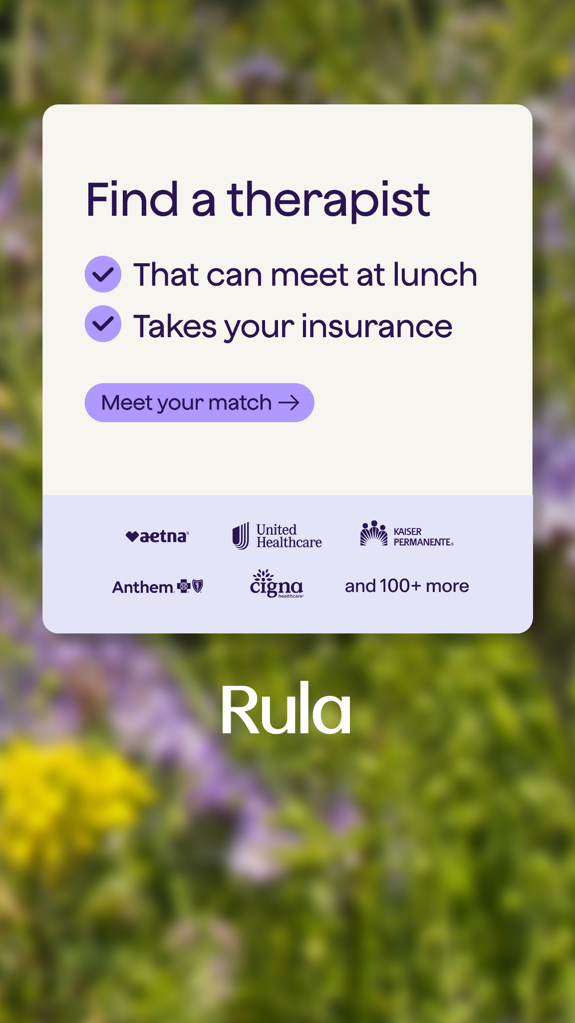 Rula Facebook ad: Getting started is simple