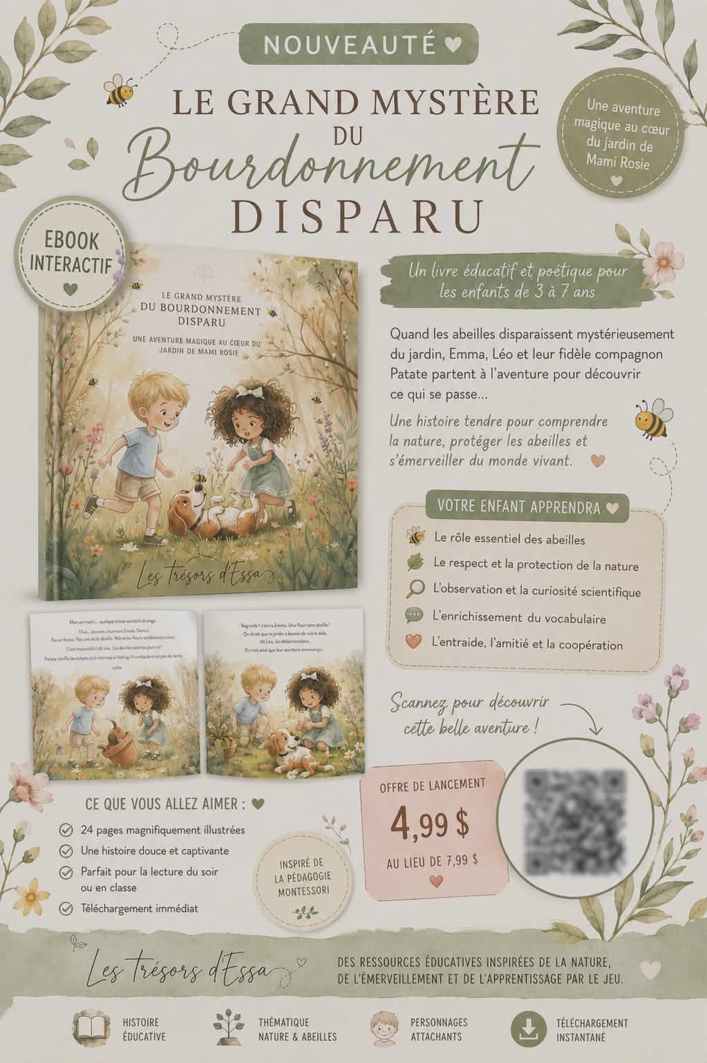 Les trésors d'Essa Facebook ad: NOUVEAU EBOOK DISPONIBLE!