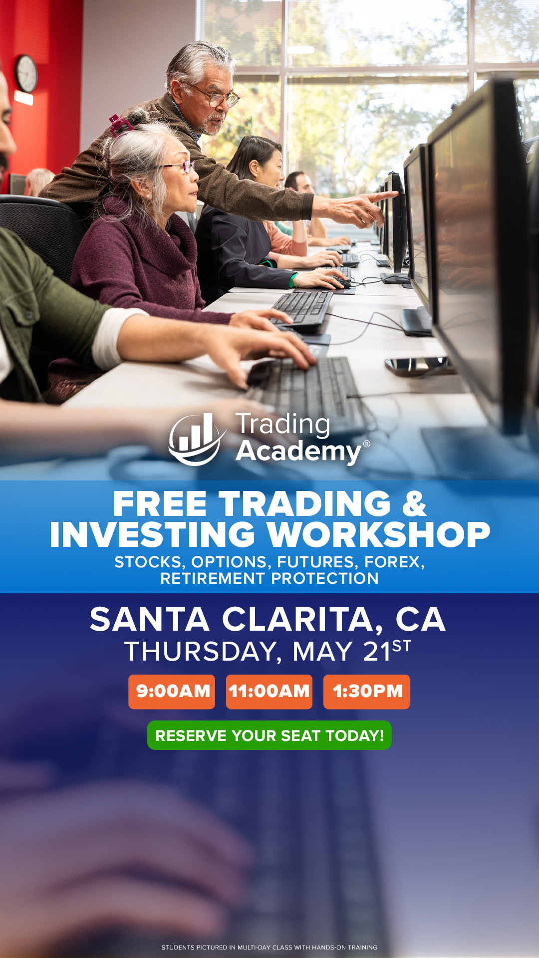 Trading Academy Facebook ad