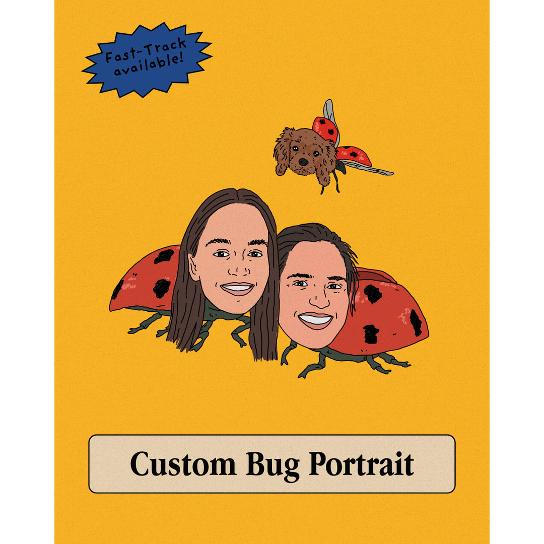 ODD HAND CO. Facebook ad: Shop hand-drawn custom portraits by ODD HAND!