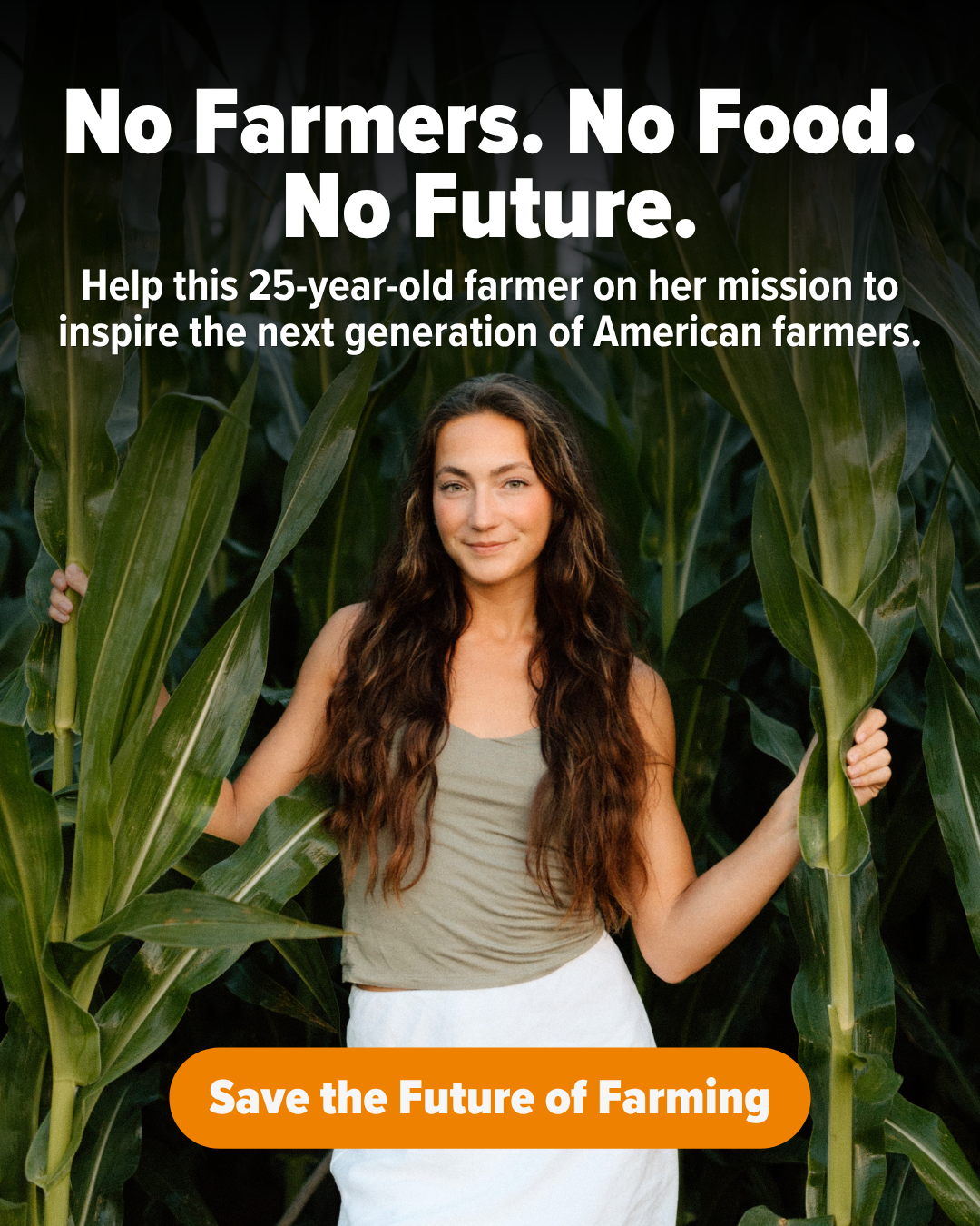 Laura Farms Facebook ad: Help Save the Future of Farming