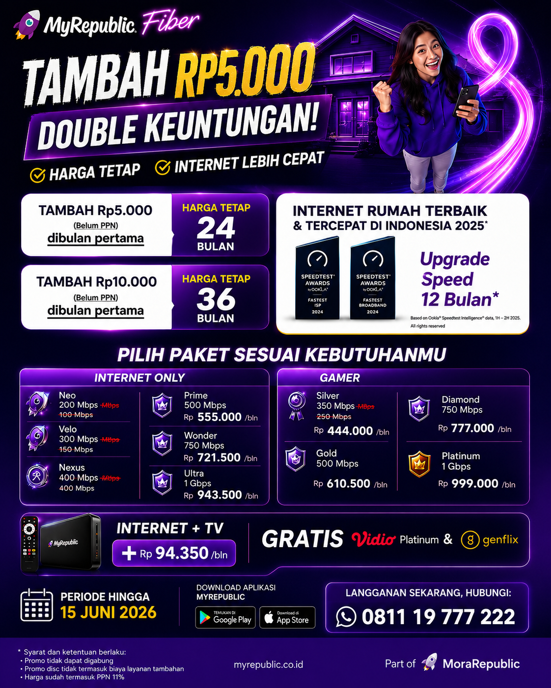 PasangWifi Cirebon Facebook ad: Internet Stabil Mulai 200 Ribuan di Cirebon!