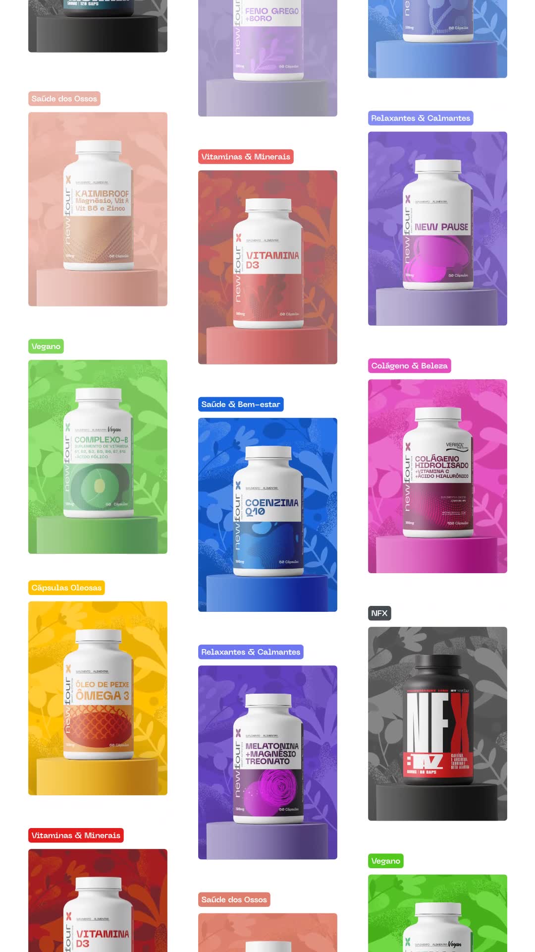 New Four Produtos Naturais Facebook ad from Apr 28, 2025