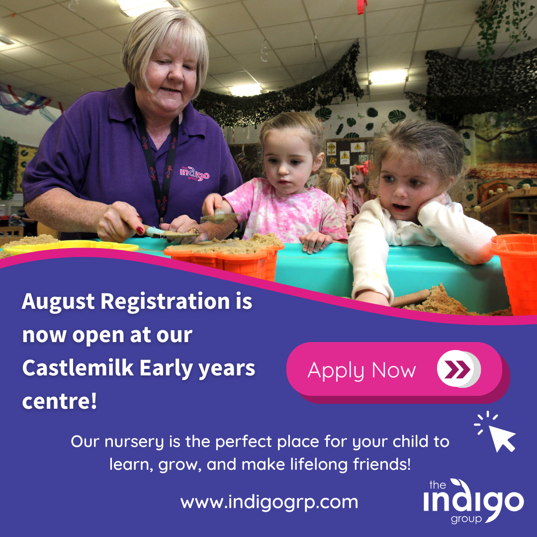 The Indigo Childcare Group Facebook ad: Home | Indigo