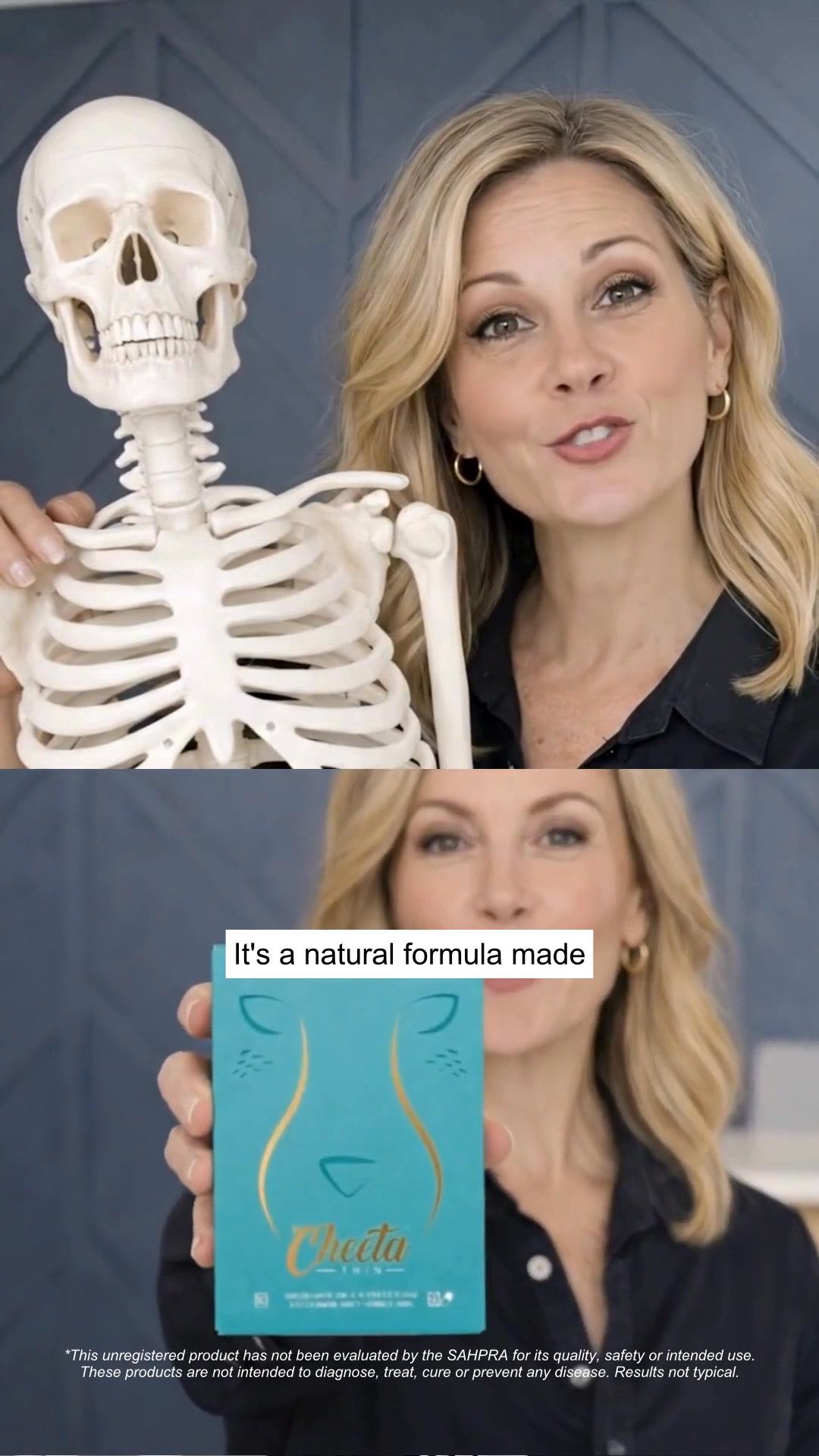 The Hormone Diaries Facebook ad: Get Back to Flat Babe