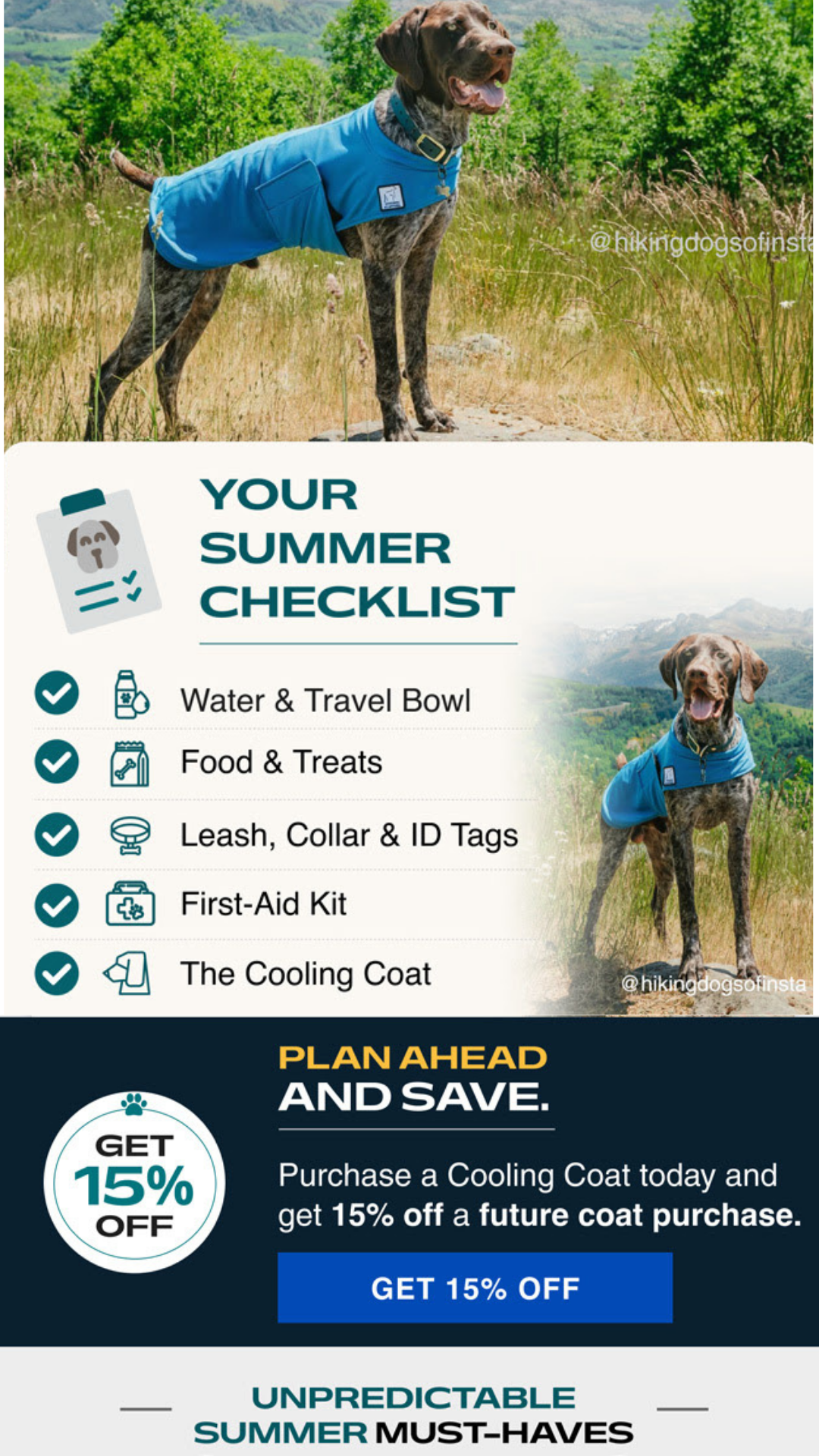 Voyagers K9 Apparel Facebook ad