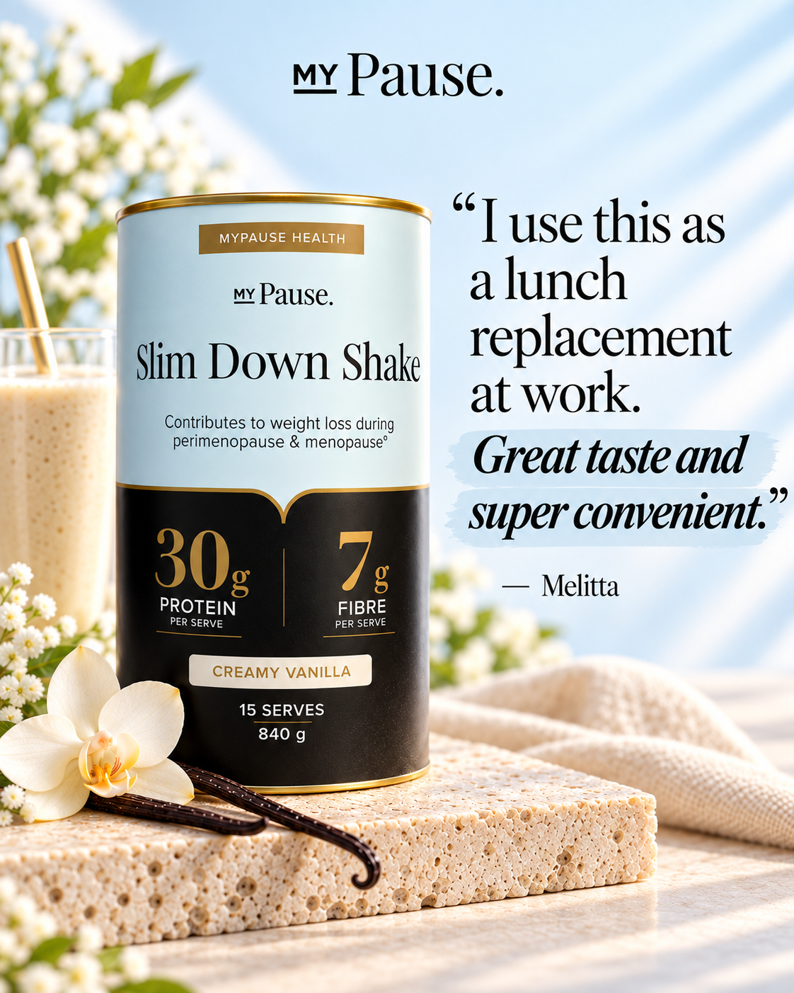 MyPause Health Facebook ad: Your Workday Lunch, Sorted