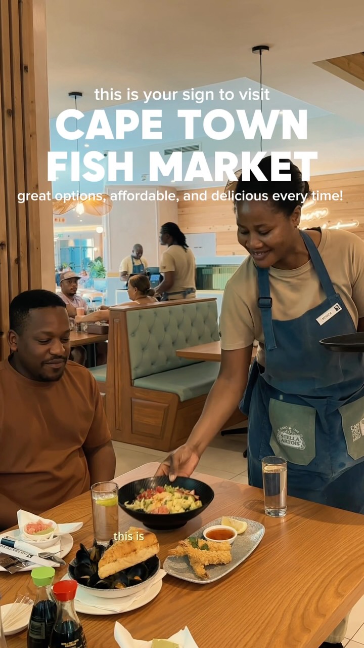 Cape Town Fish Market Facebook ad: If your group can never agree on what…