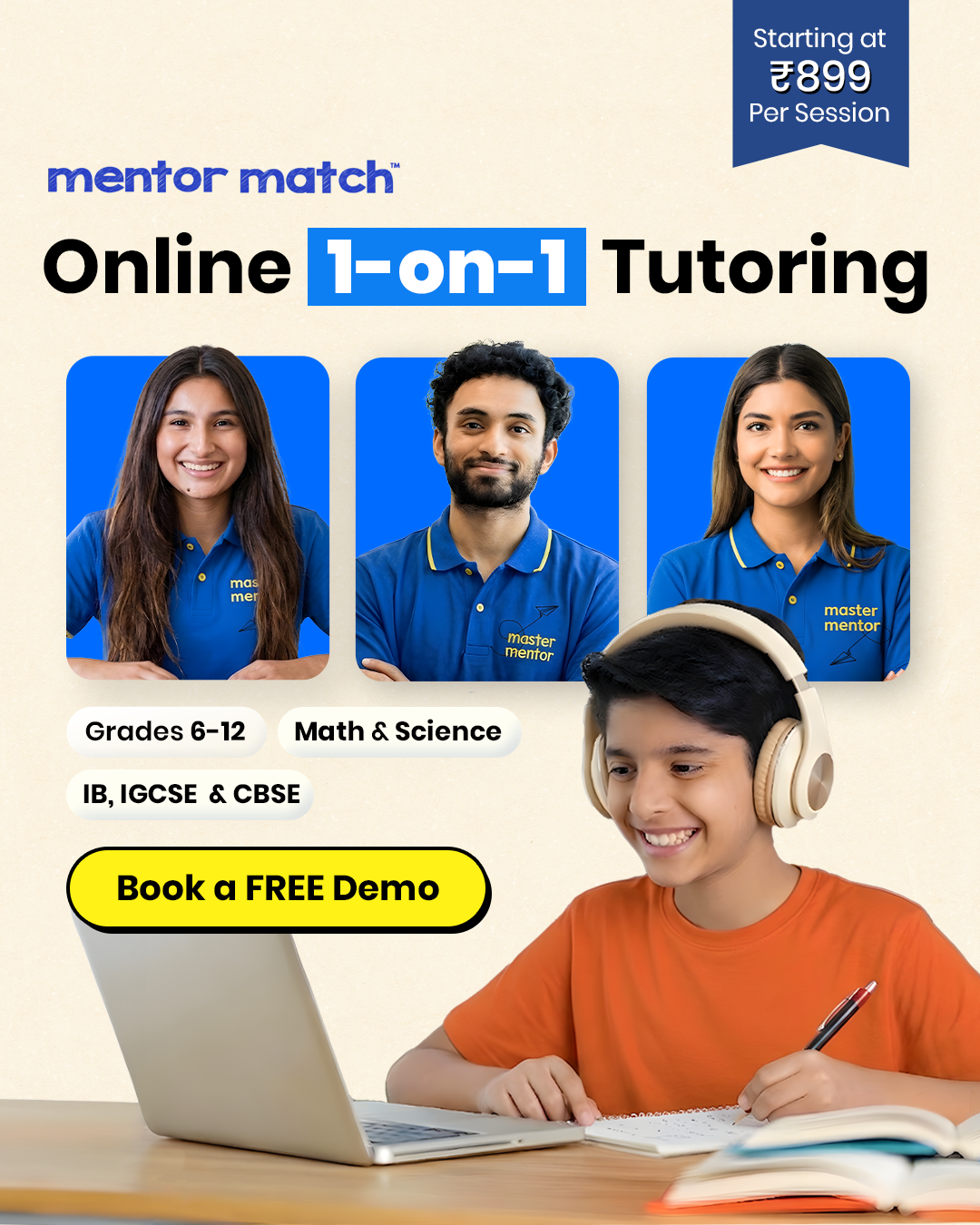 Mentor Match Facebook ad