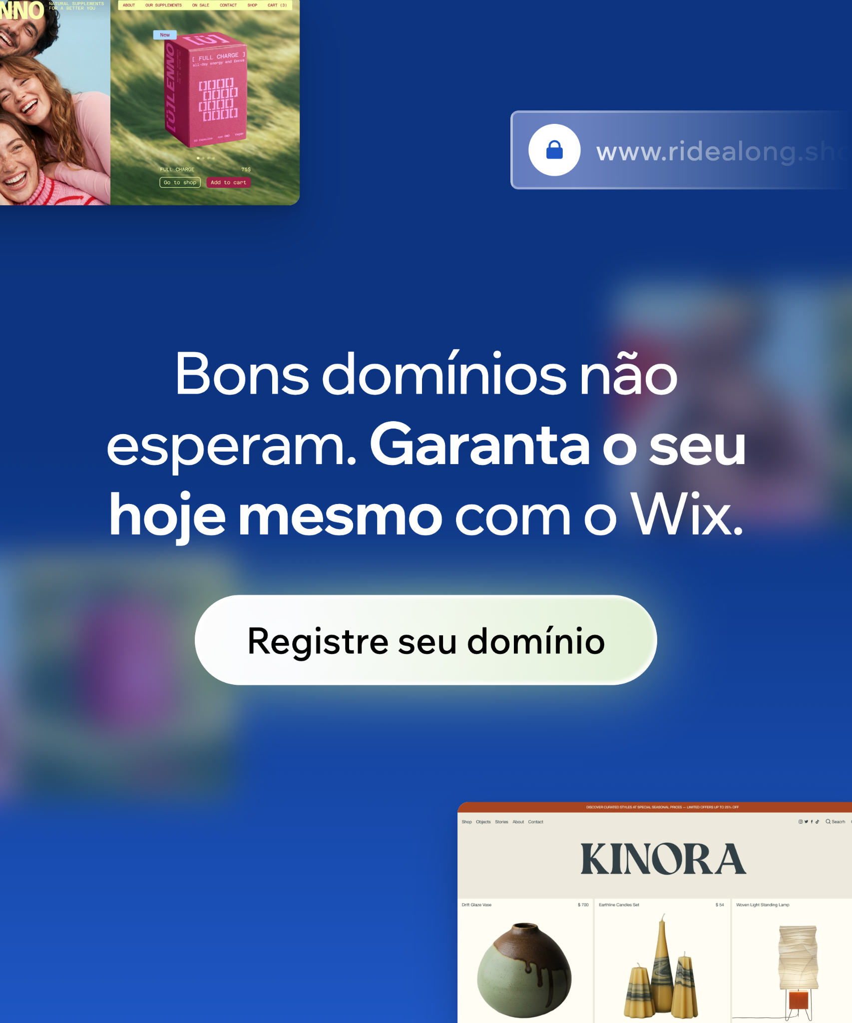 Wix Facebook ad