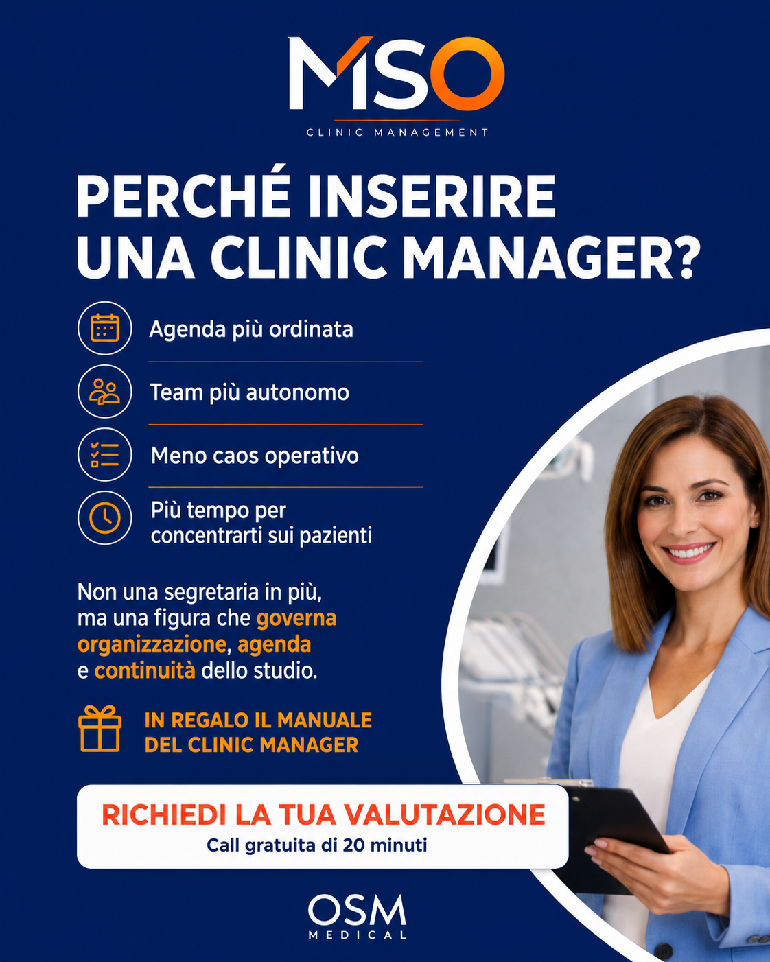 MSO Clinic Management Facebook ad: Lo studio funziona… solo se ci sei tu?