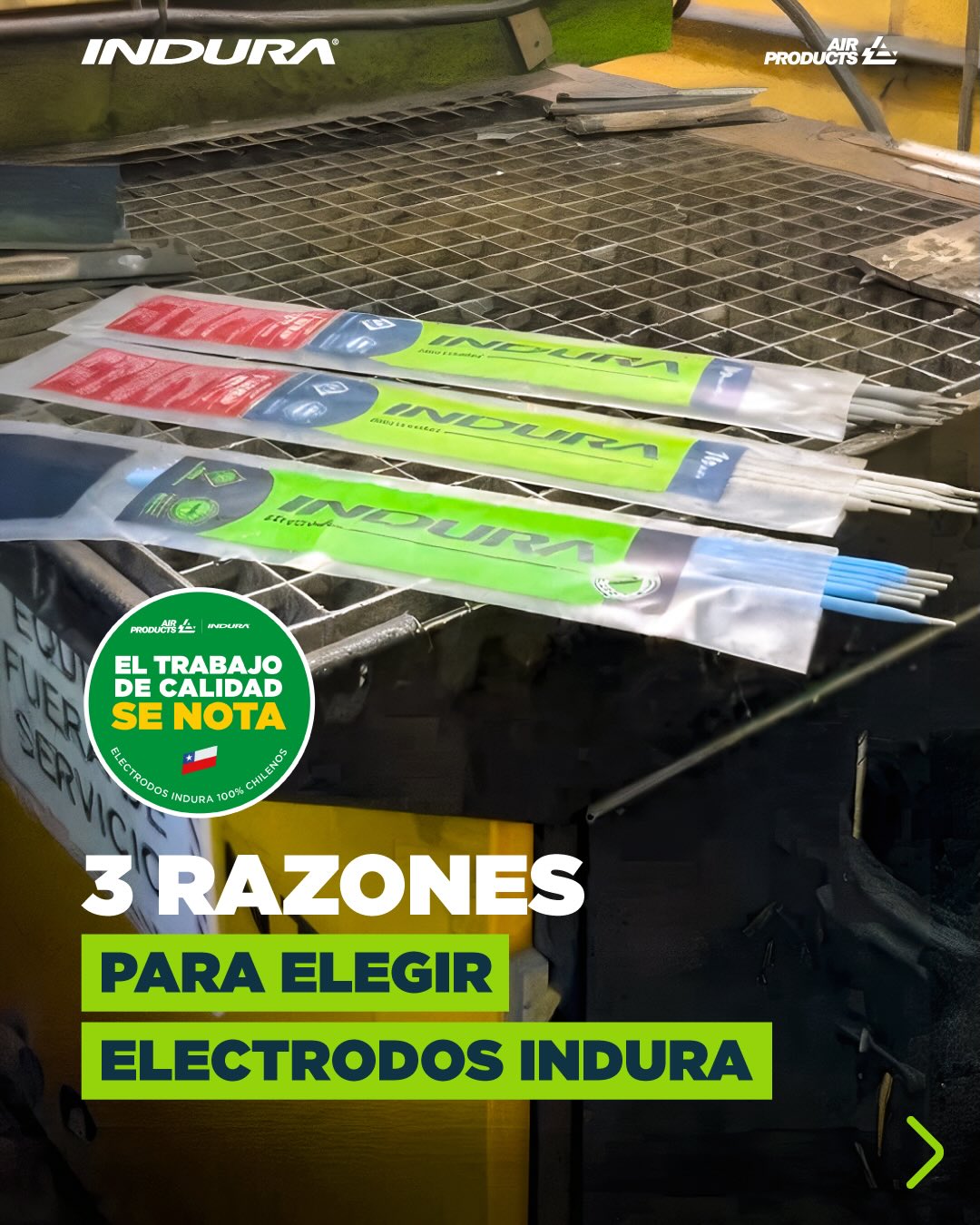 Indura Chile Facebook ad: Cuando las razones sobran… la mejor opción es…
