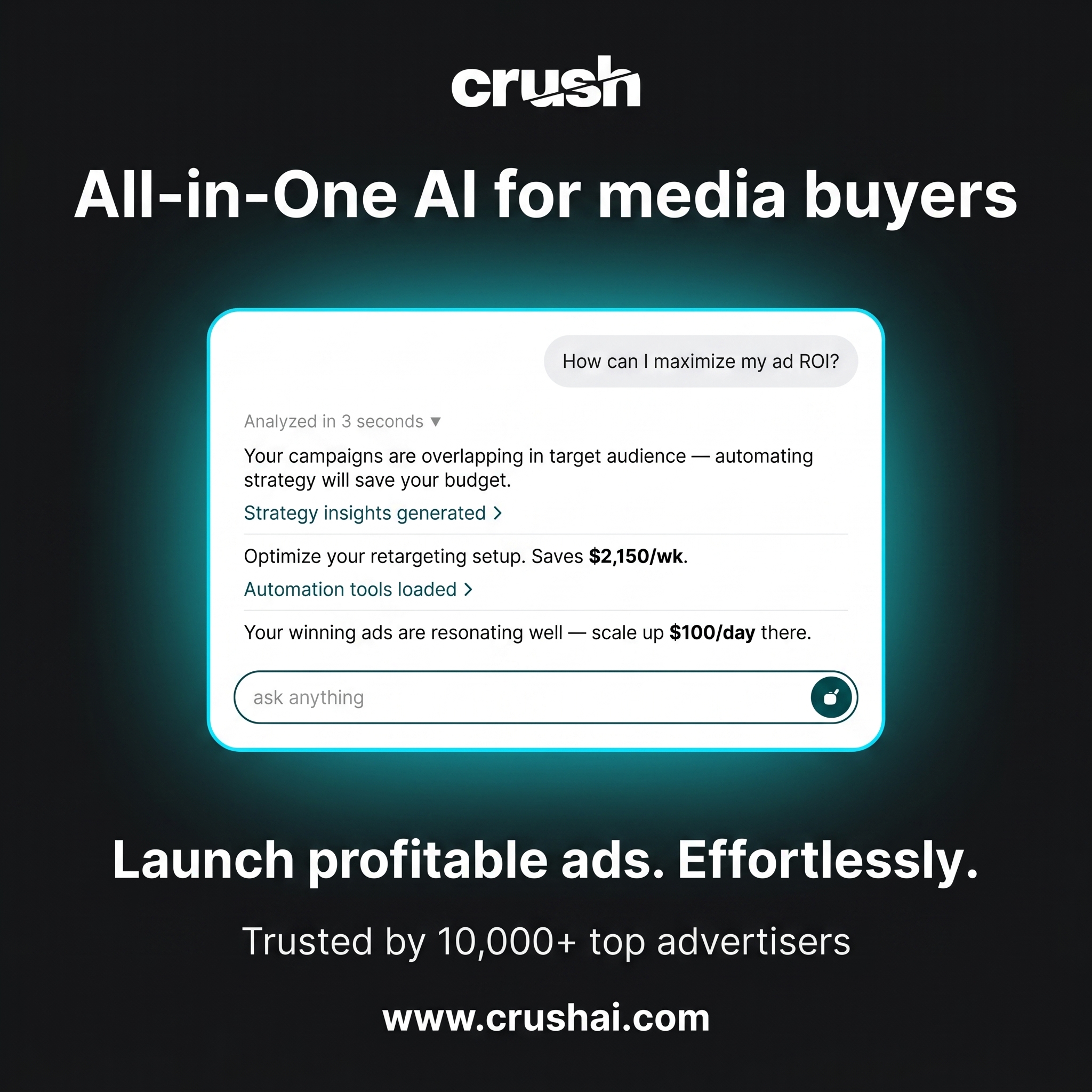 trycrush.ai Facebook ad