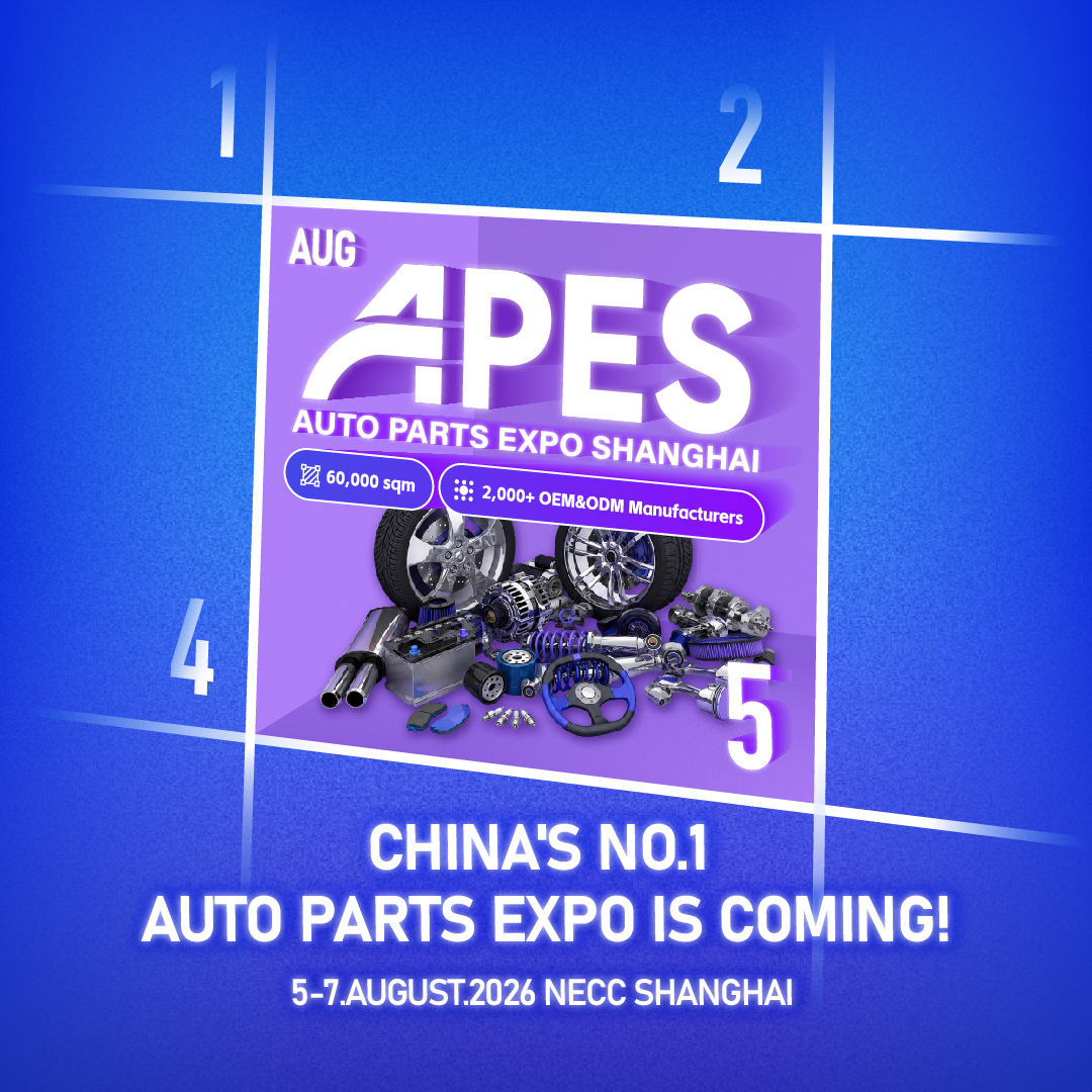 APES - Auto Parts Expo Shanghai Facebook ad: At APES Auto Parts Expo Shanghai 2026, August…