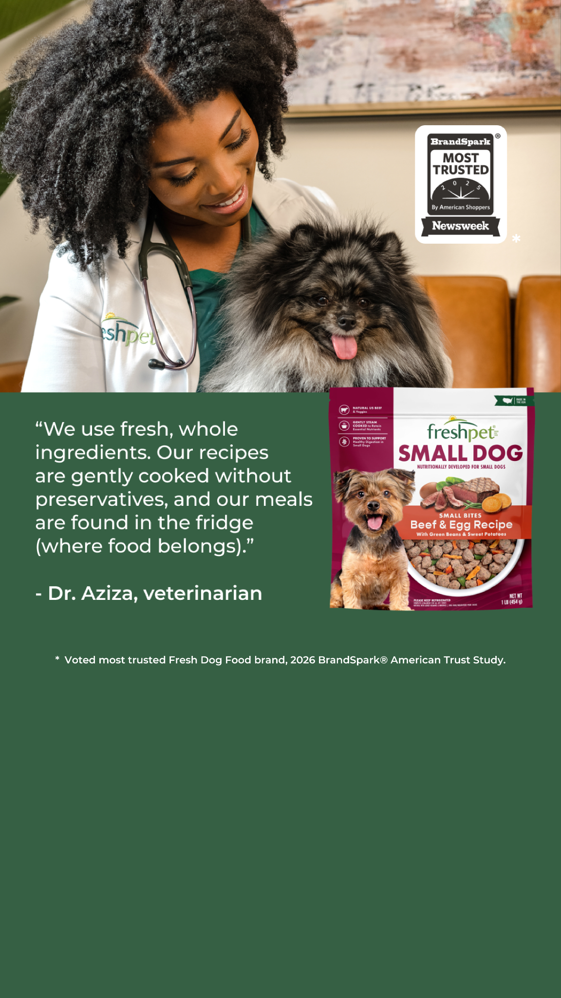 Freshpet Facebook ad