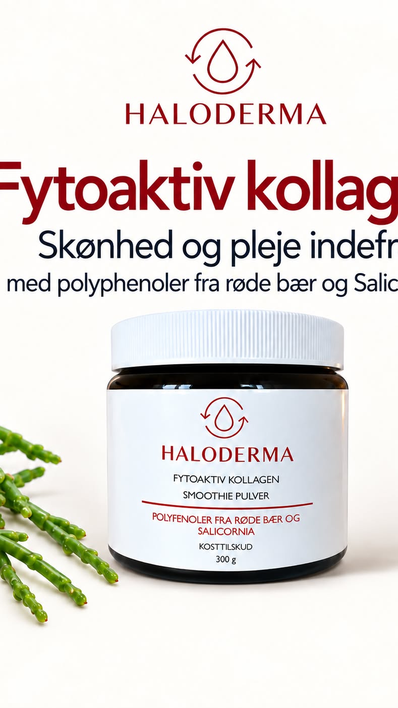 Haloderma Facebook ad: Fytoaktiv kollagen