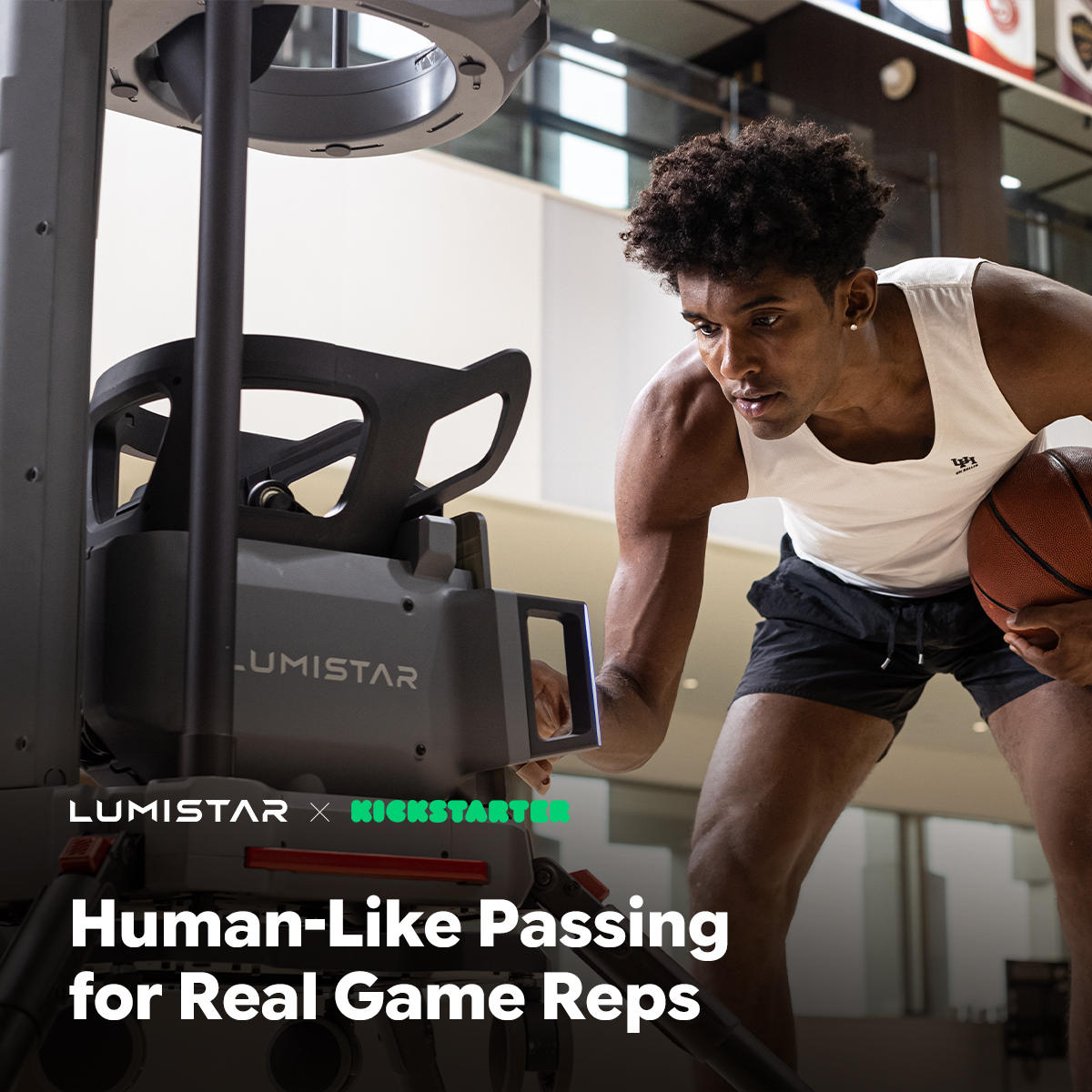 Lumistar Global Facebook ad: Bring pro-level shooting practice anywhere.