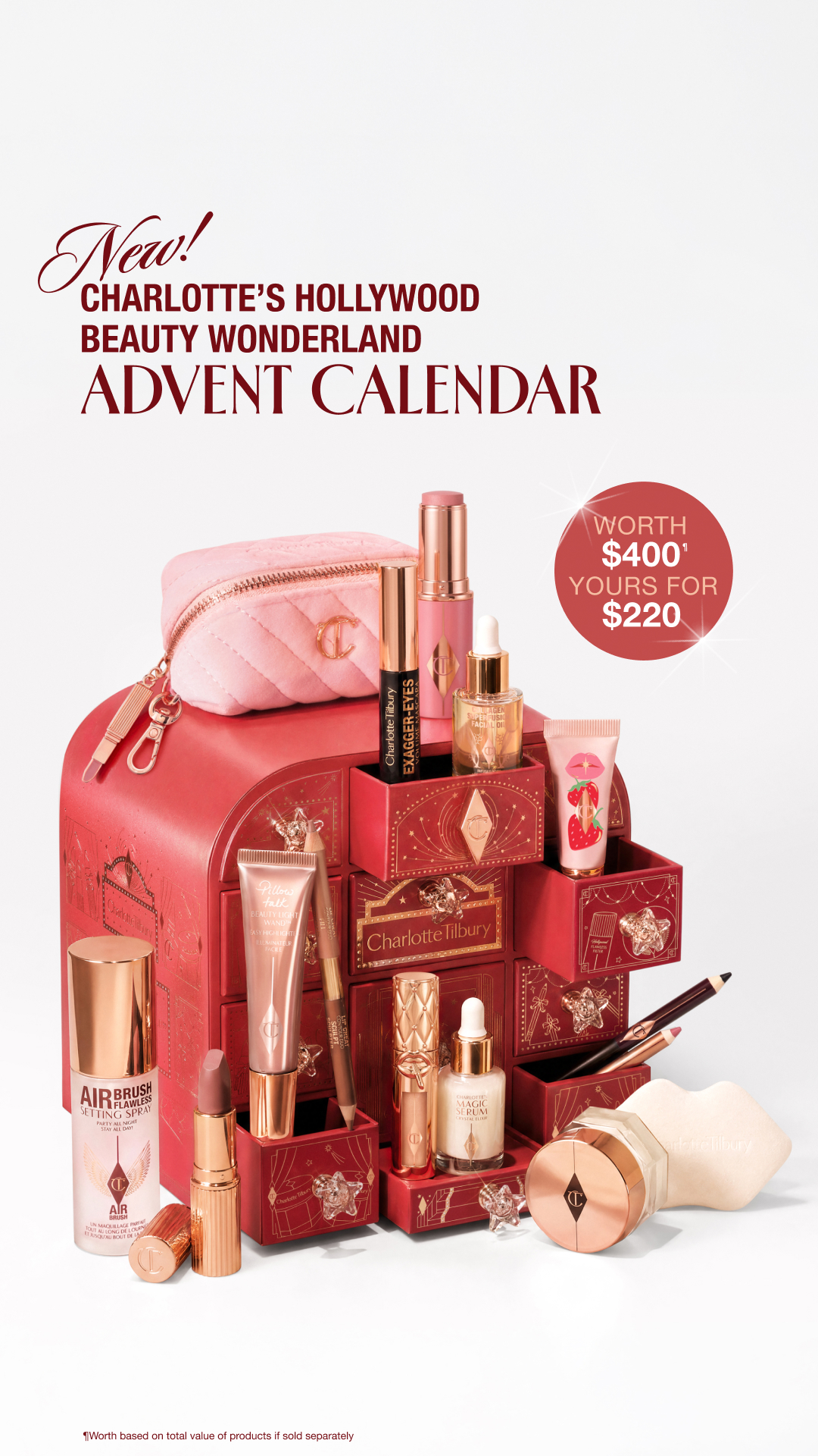 Charlotte Tilbury Facebook ad: WORTH $400!