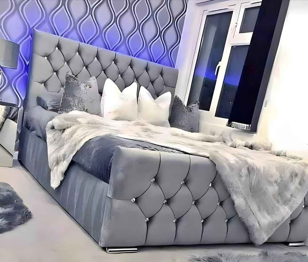 Lewisham Bed Facebook ad: Double Bed with Mattress, Brand New | Free Delivery…