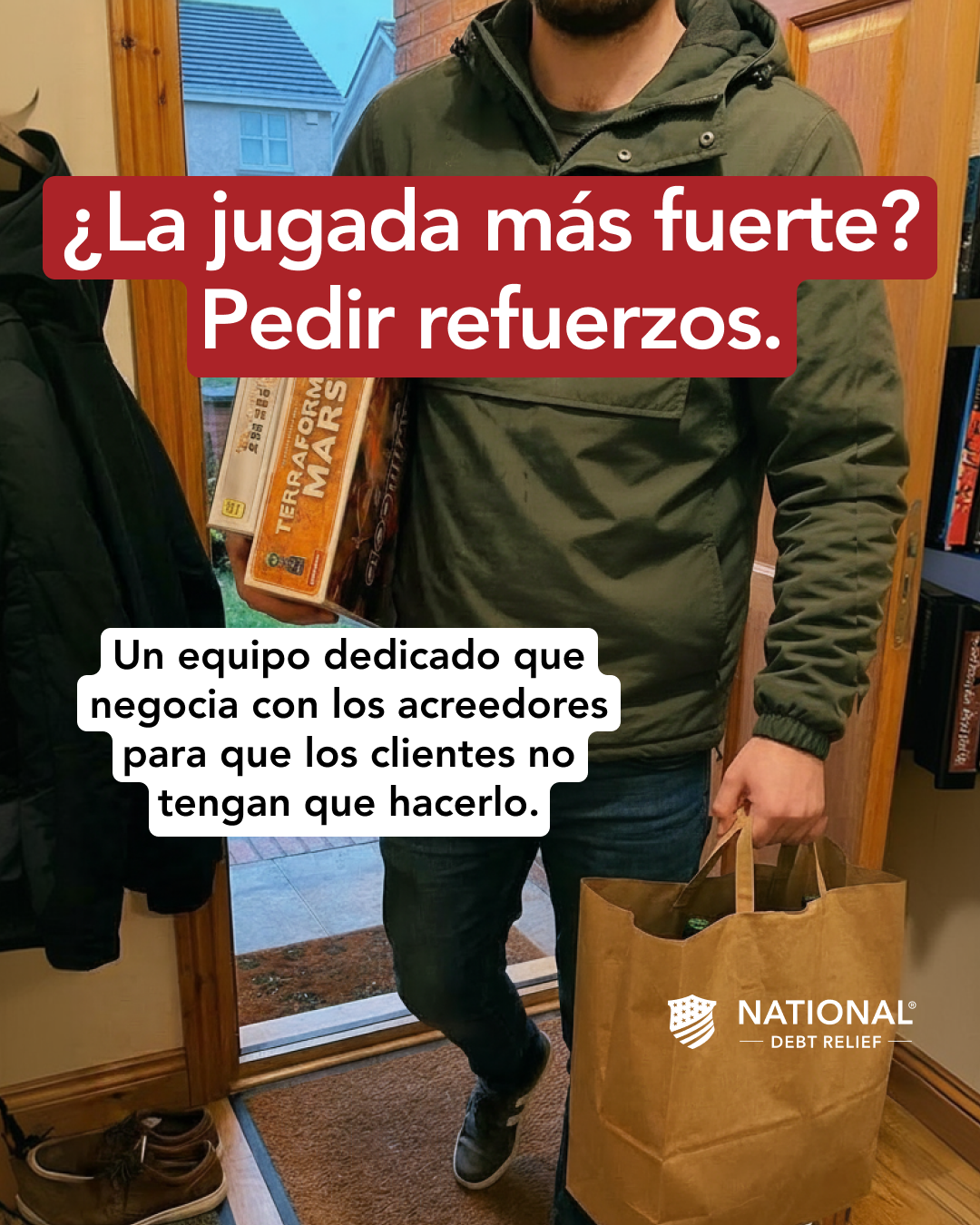 National Debt Relief Facebook ad