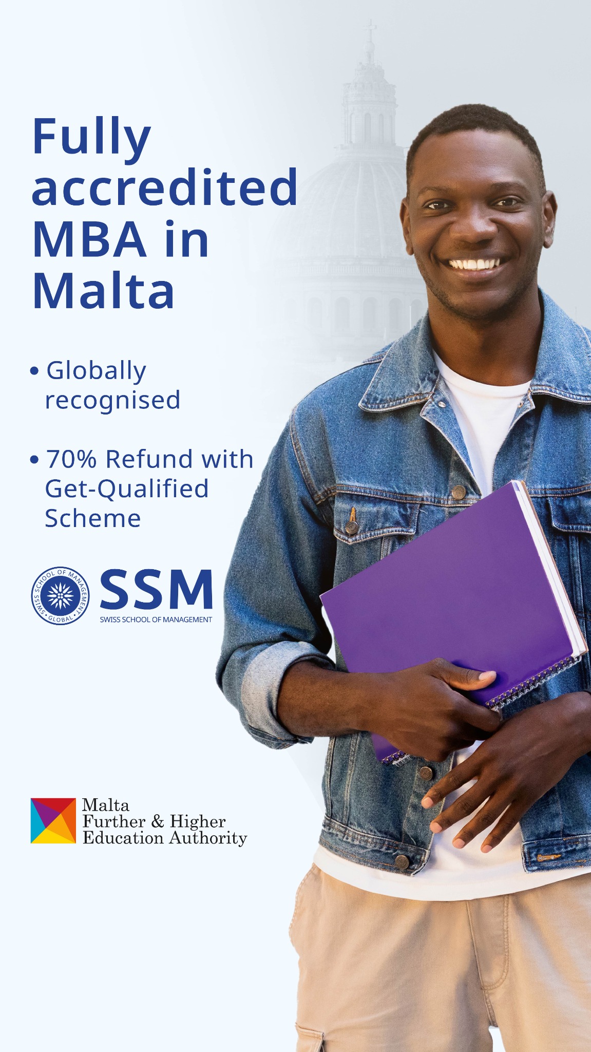 Swiss School of Management Facebook ad