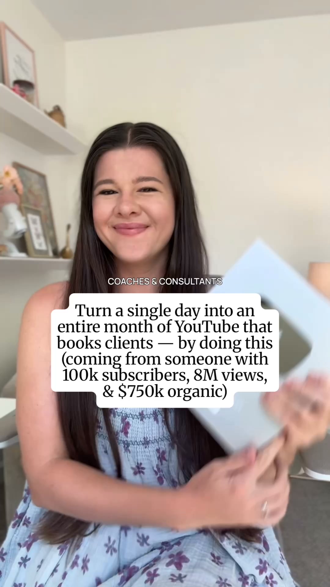 Stephanie Kase Facebook ad: Your entire month of YouTube, done in a single day