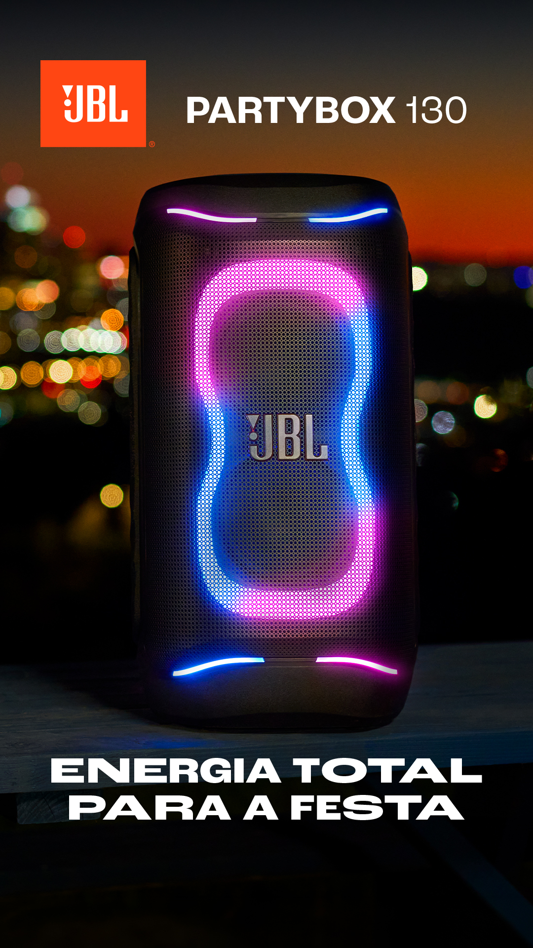 JBL Facebook ad: Até 15 horas de reprodução