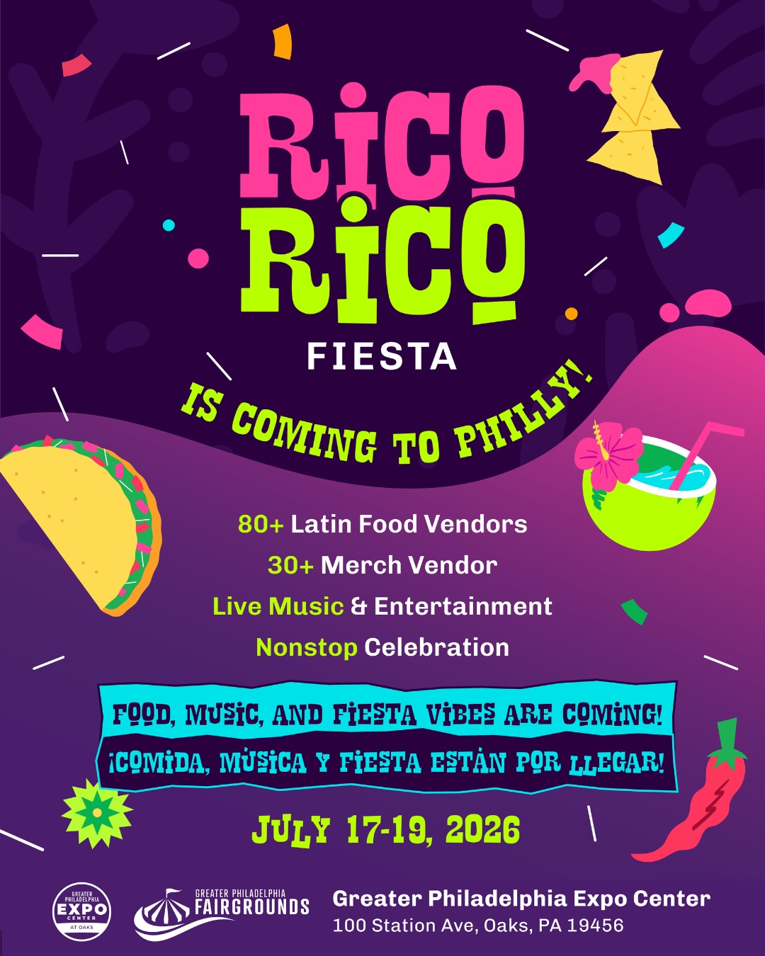 Rico Rico Fiesta Philly Facebook ad