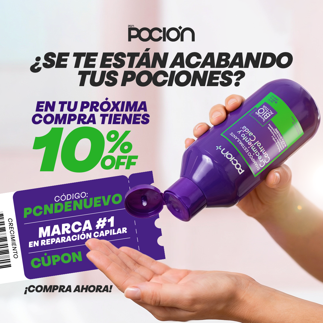La Pocion Facebook ad: Tu 10% OFF te está esperando